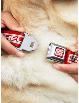 Carroll Shelby Racing Logo Seatbelt Buckle Dog Collar, , hi-res