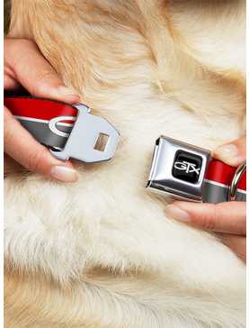Plymouth Gtx Emblem Stripe Seatbelt Buckle Dog Collar, , hi-res