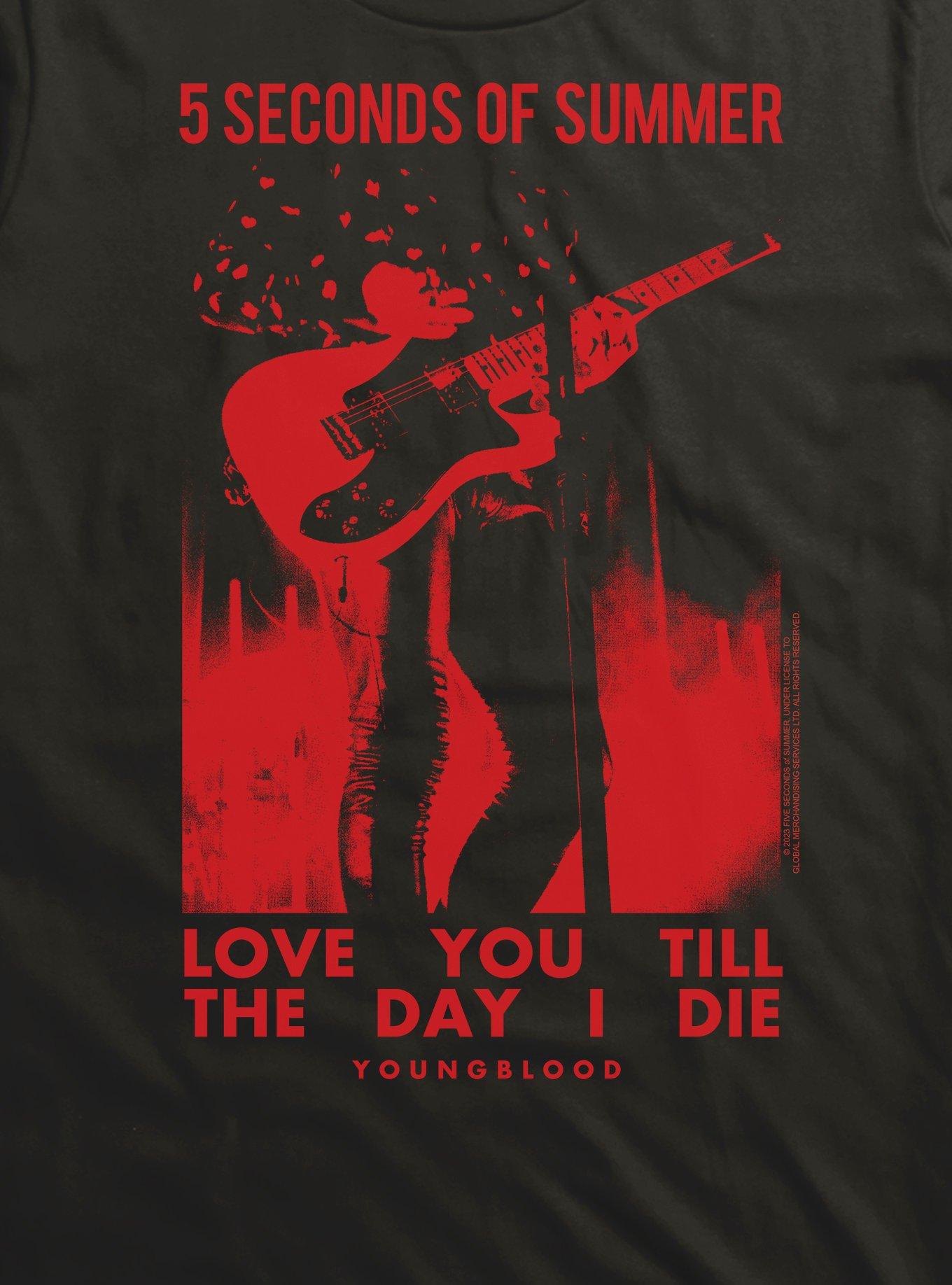 5 Seconds Of Sumer Love You Till The Day I Die T-Shirt, , hi-res
