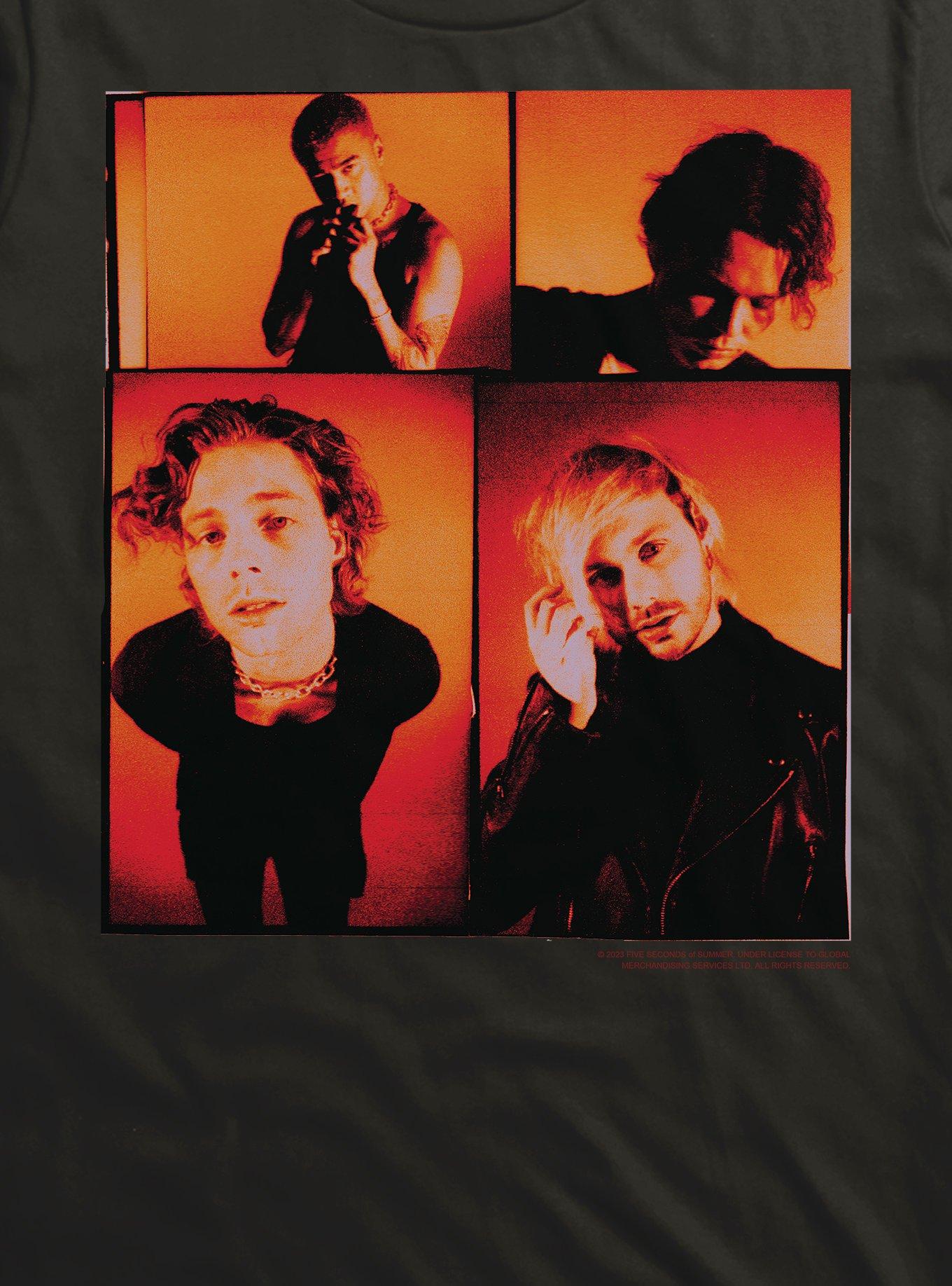 5 Seconds Of Summer Panels T-Shirt, , hi-res
