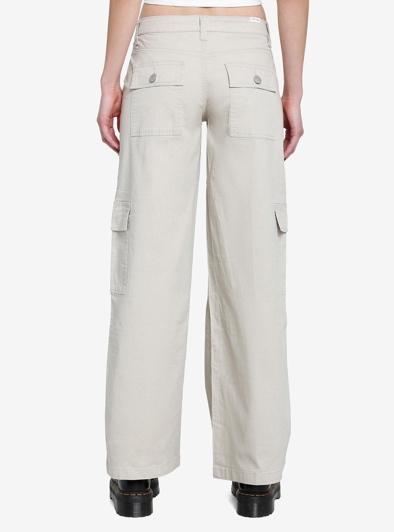 Tan Low Rise Skater Pants, KHAKI, alternate