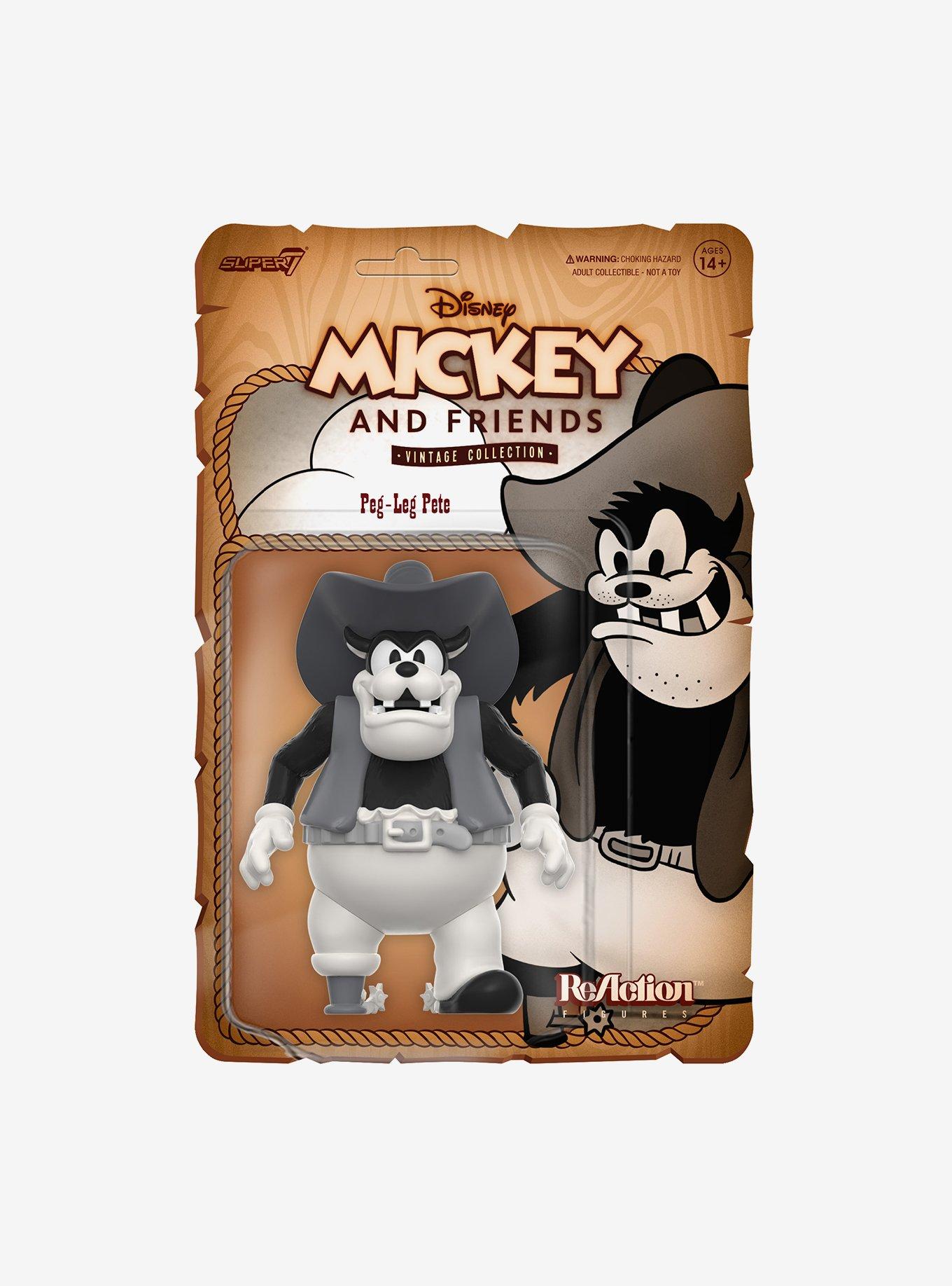 Super7 ReAction Disney Mickey and Friends Vintage Collection Peg-Leg Pete Figure, , alternate