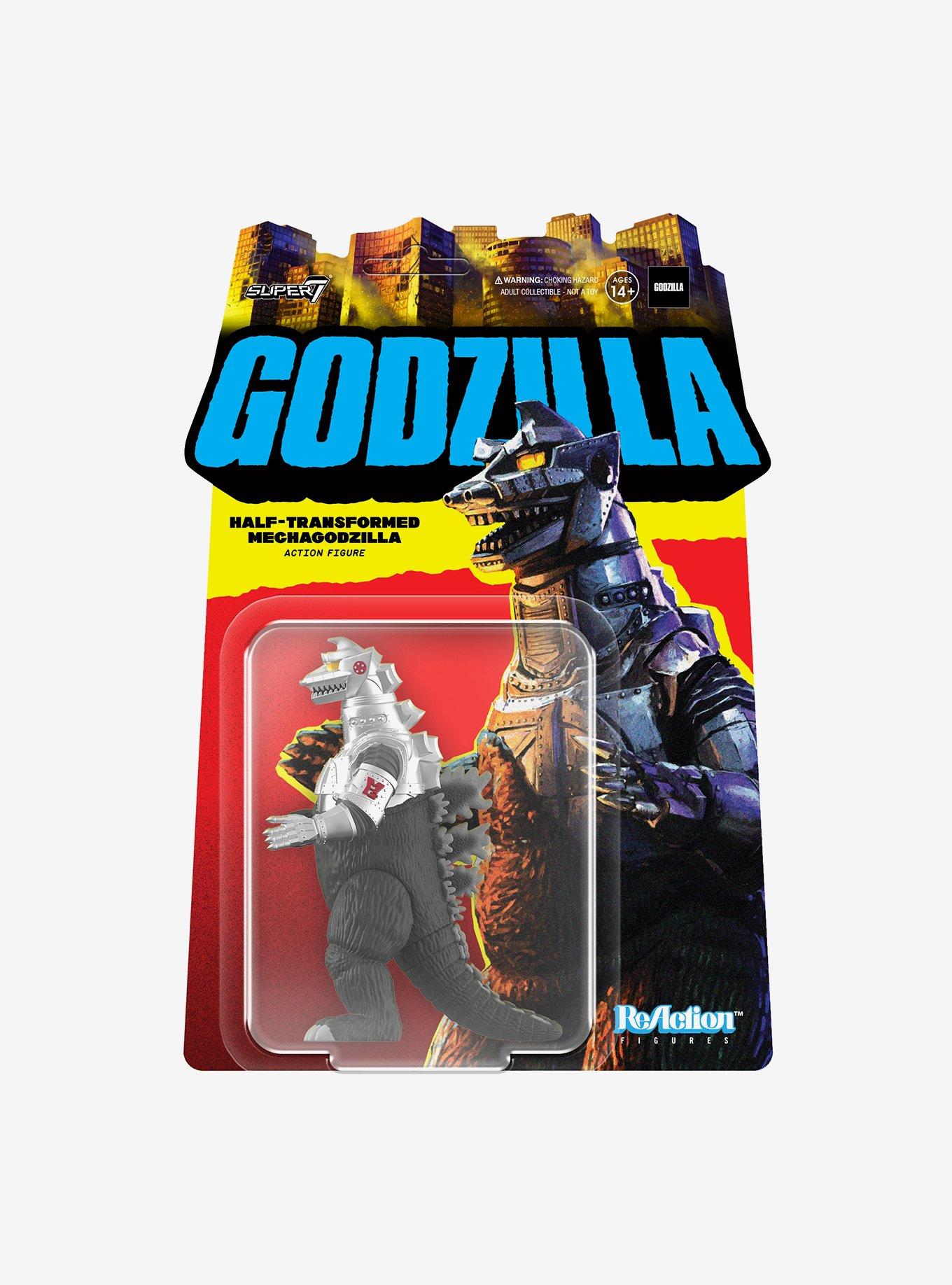 Super7 ReAction Godzilla Half-Transformed Mechagodzilla Figure, , alternate