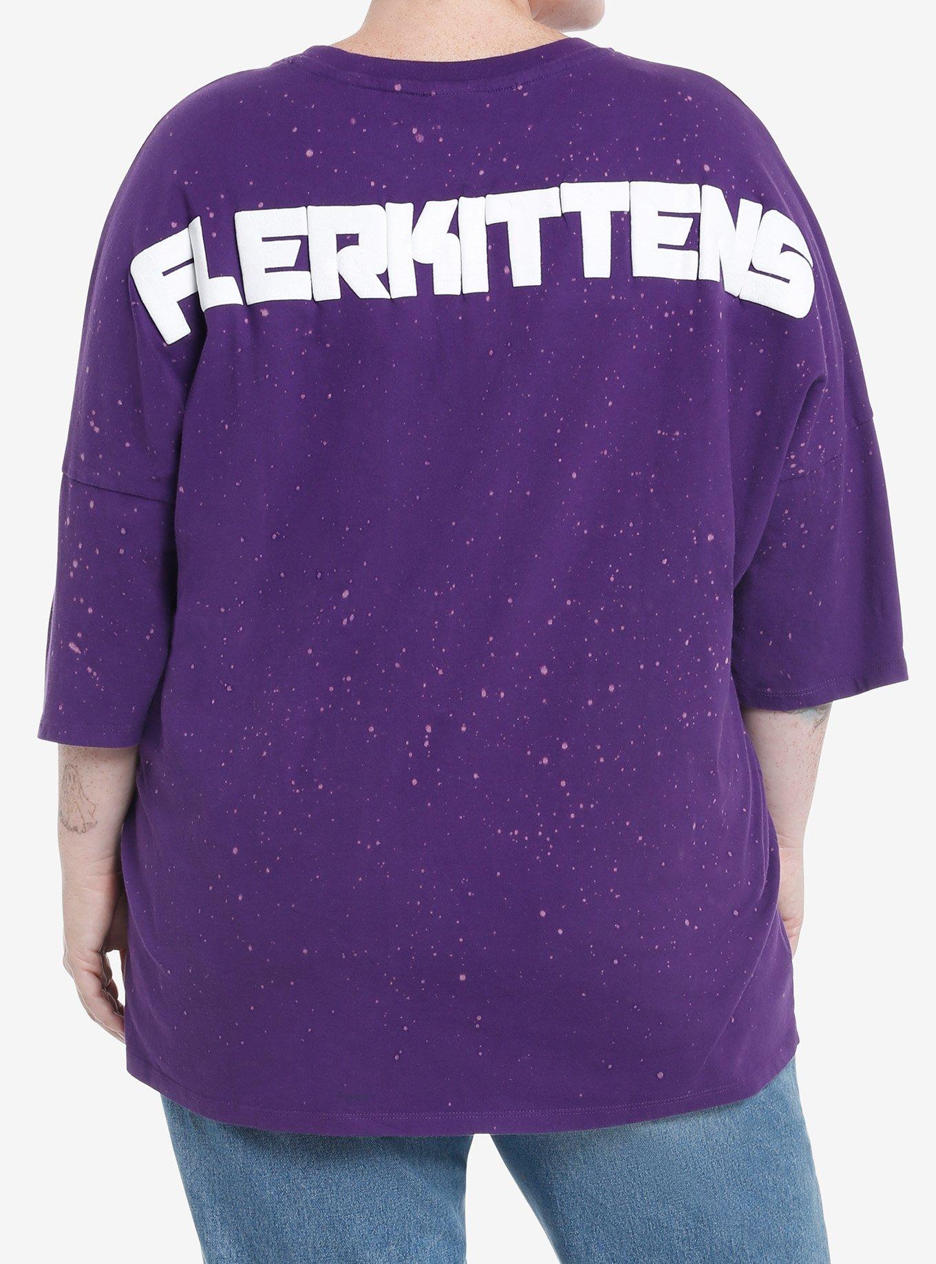 Her Universe Marvel The Marvels Flerkittens Athletic Jersey T-Shirt Plus Size, MULTI, alternate