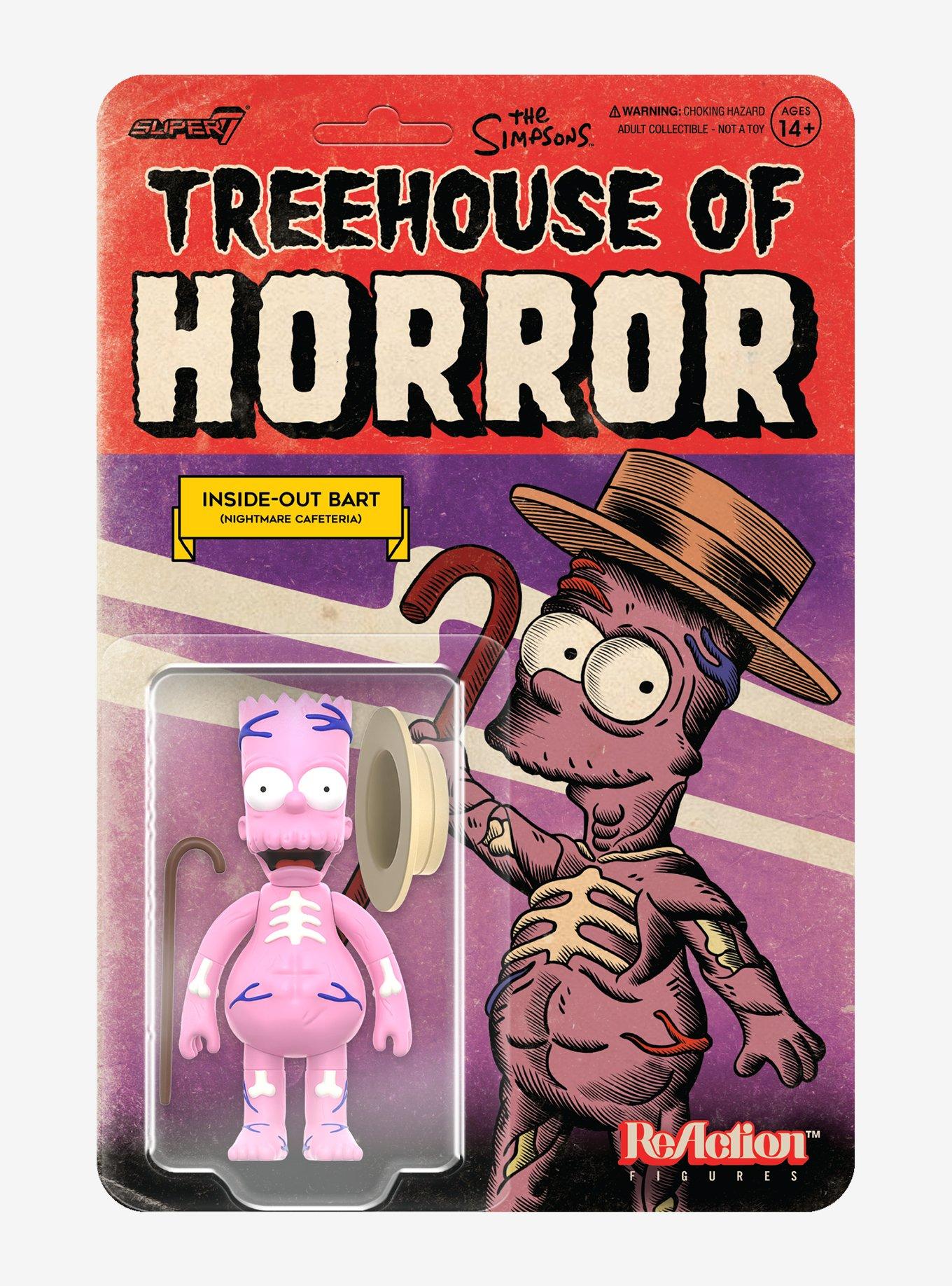 Super7 ReAction The Simpsons Treehouse of horror Inside-Out Bart Figure