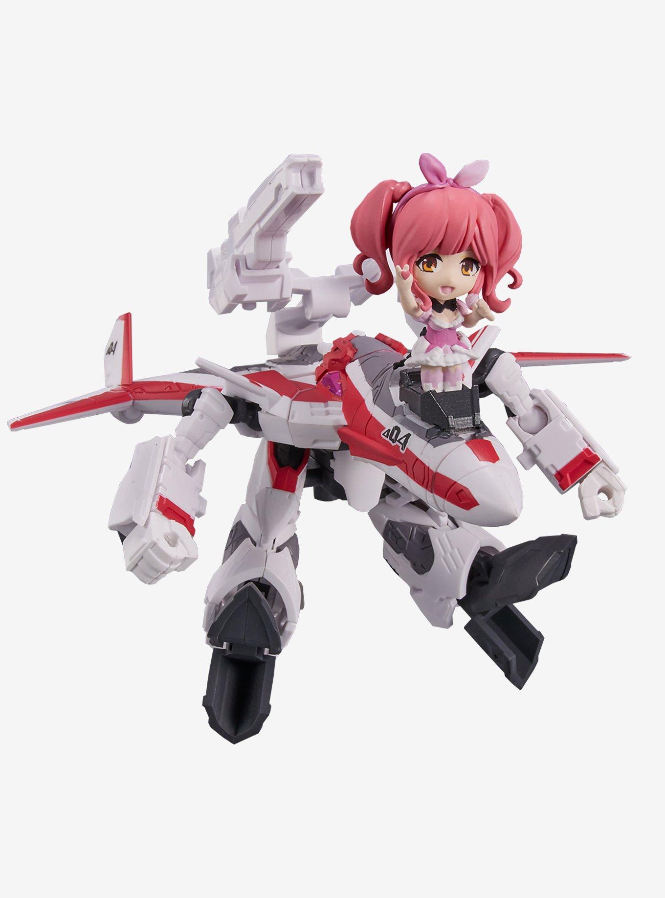 Bandai Spirits Macross Delta Tiny Session VF-31C Siegfried & Makina Nakajima (Mirage Use Ver.) Figure Set, , alternate