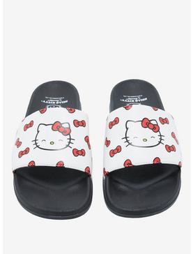 Plus Size Hello Kitty Bow Slides, , hi-res