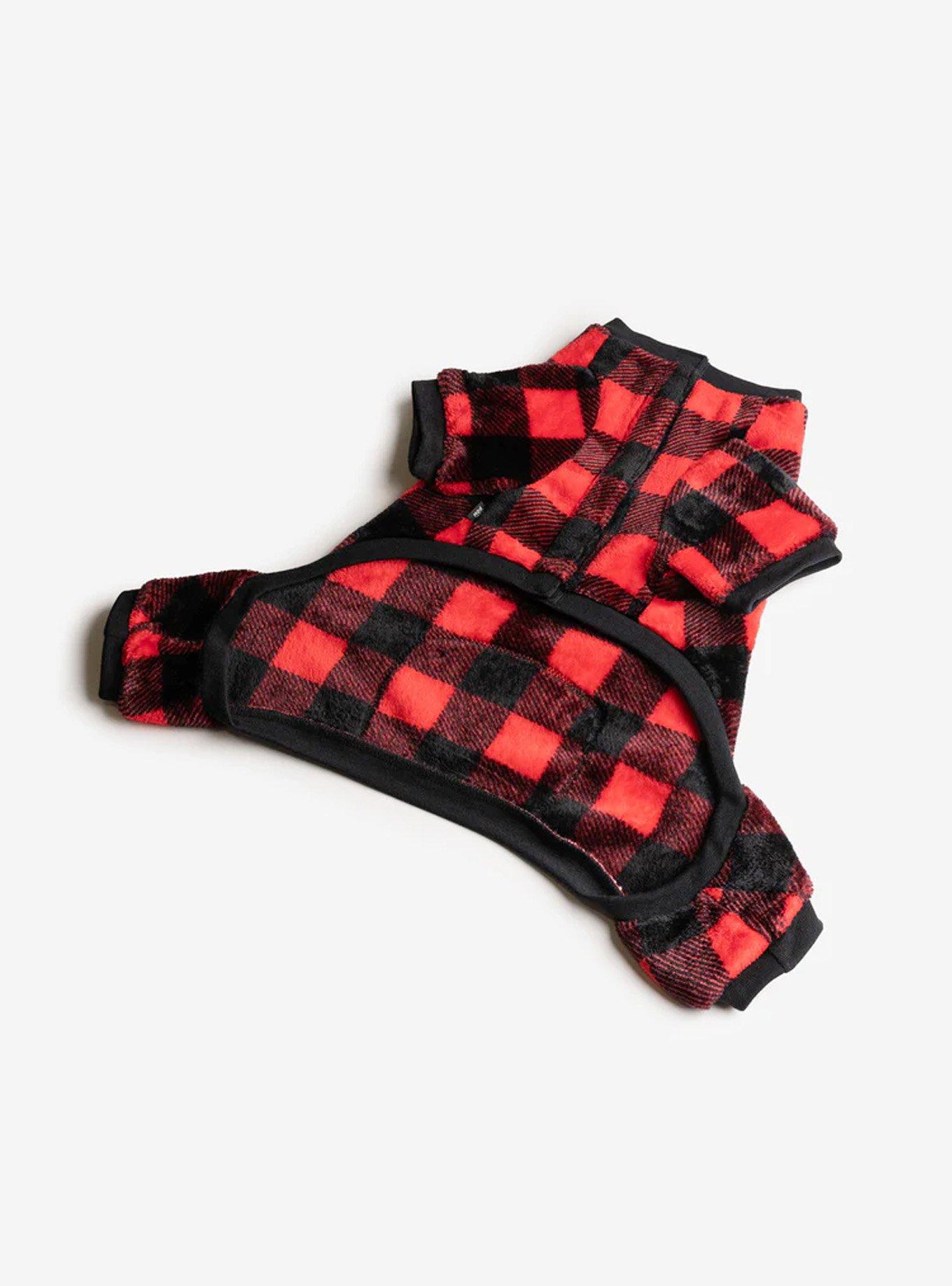 Buffalo Plaid Red Dog Pajama, RED, alternate