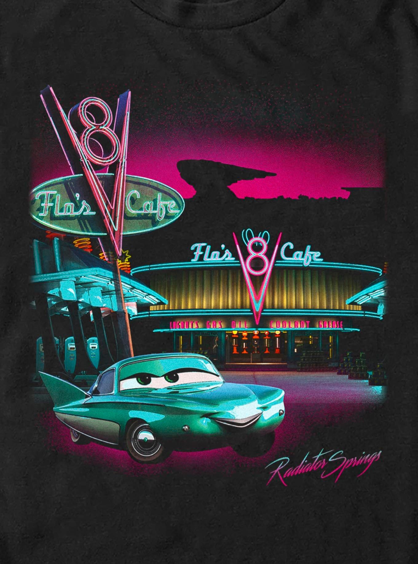 Disney Pixar Cars Flo's Cafe Poster T-Shirt