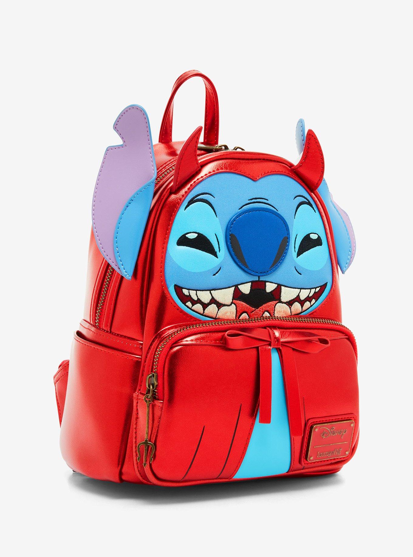Loungefly Disney Lilo & Stitch Snow Angel Swivel Mini Backpack