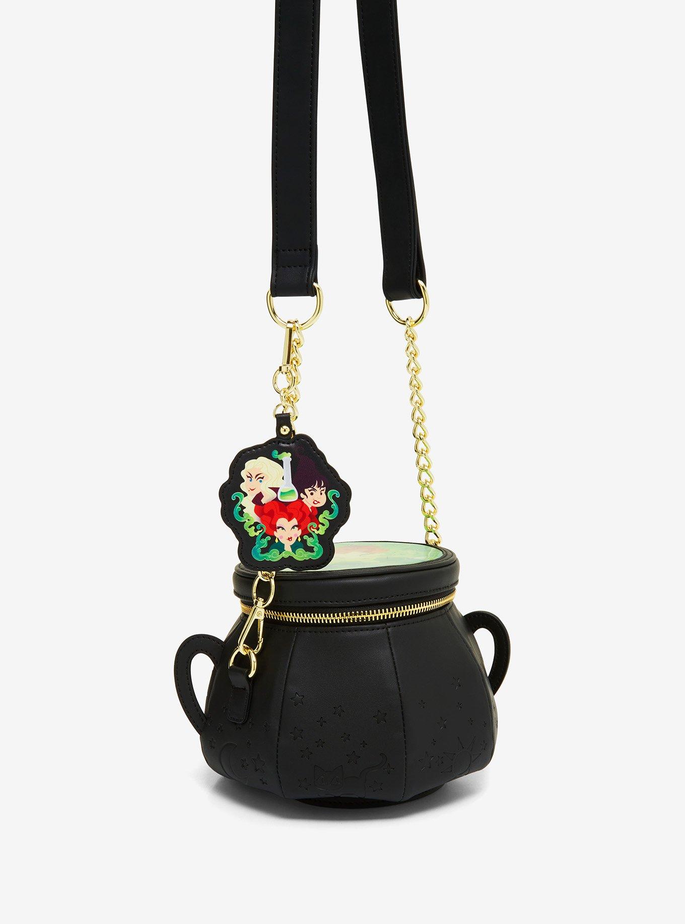 Loungefly Disney Hocus Pocus Glow-In-The-Dark Cauldron Crossbody Bag, , alternate