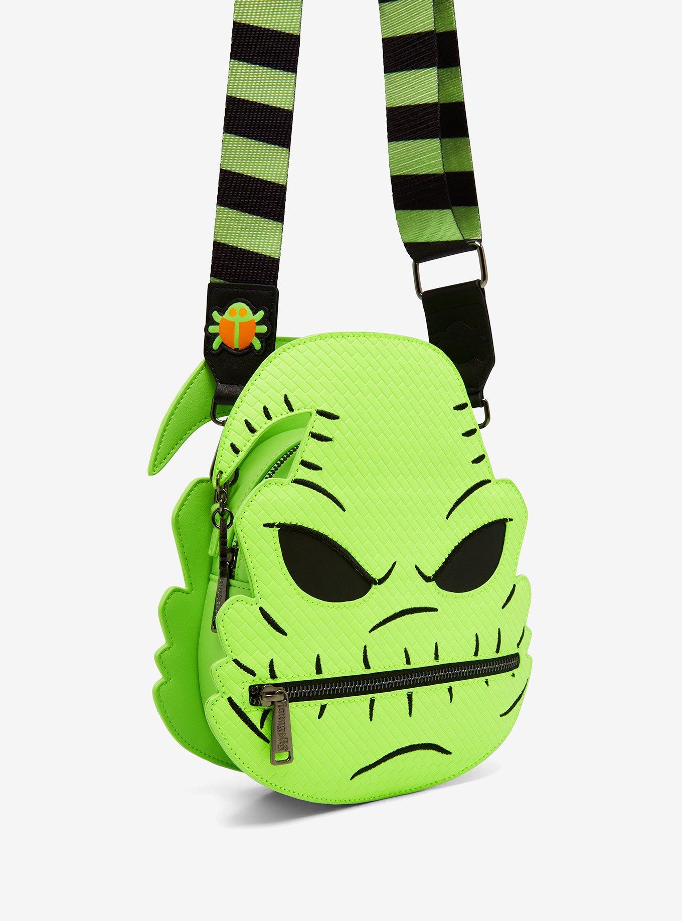 Loungefly The Nightmare Before Christmas Oogie Boogie Glow-In-The-Dark Crossbody Bag, , alternate