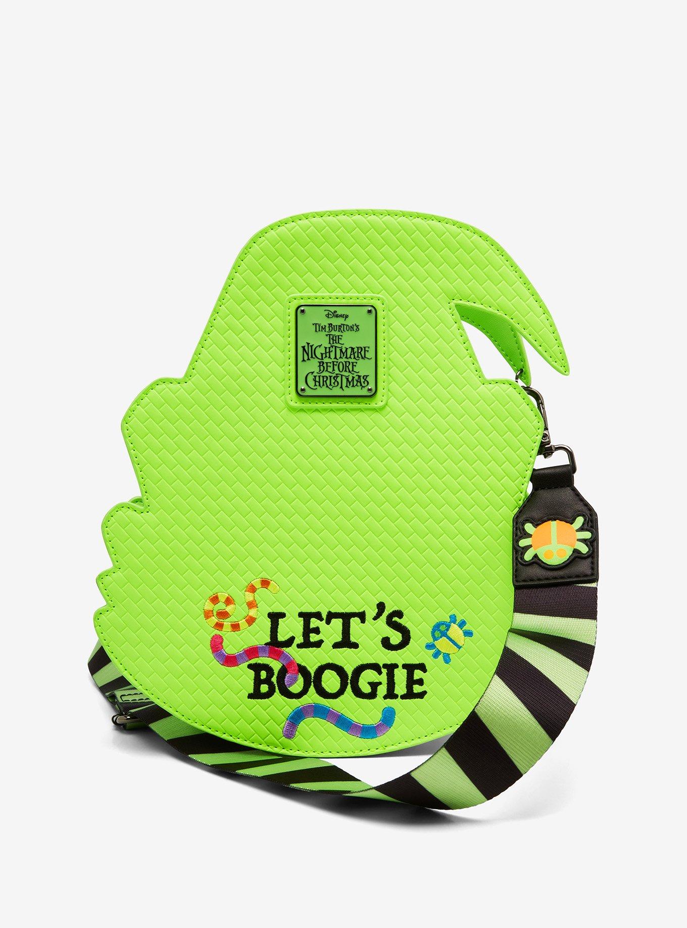 Loungefly The Nightmare Before Christmas Oogie Boogie Glow-In-The-Dark Crossbody Bag, , alternate