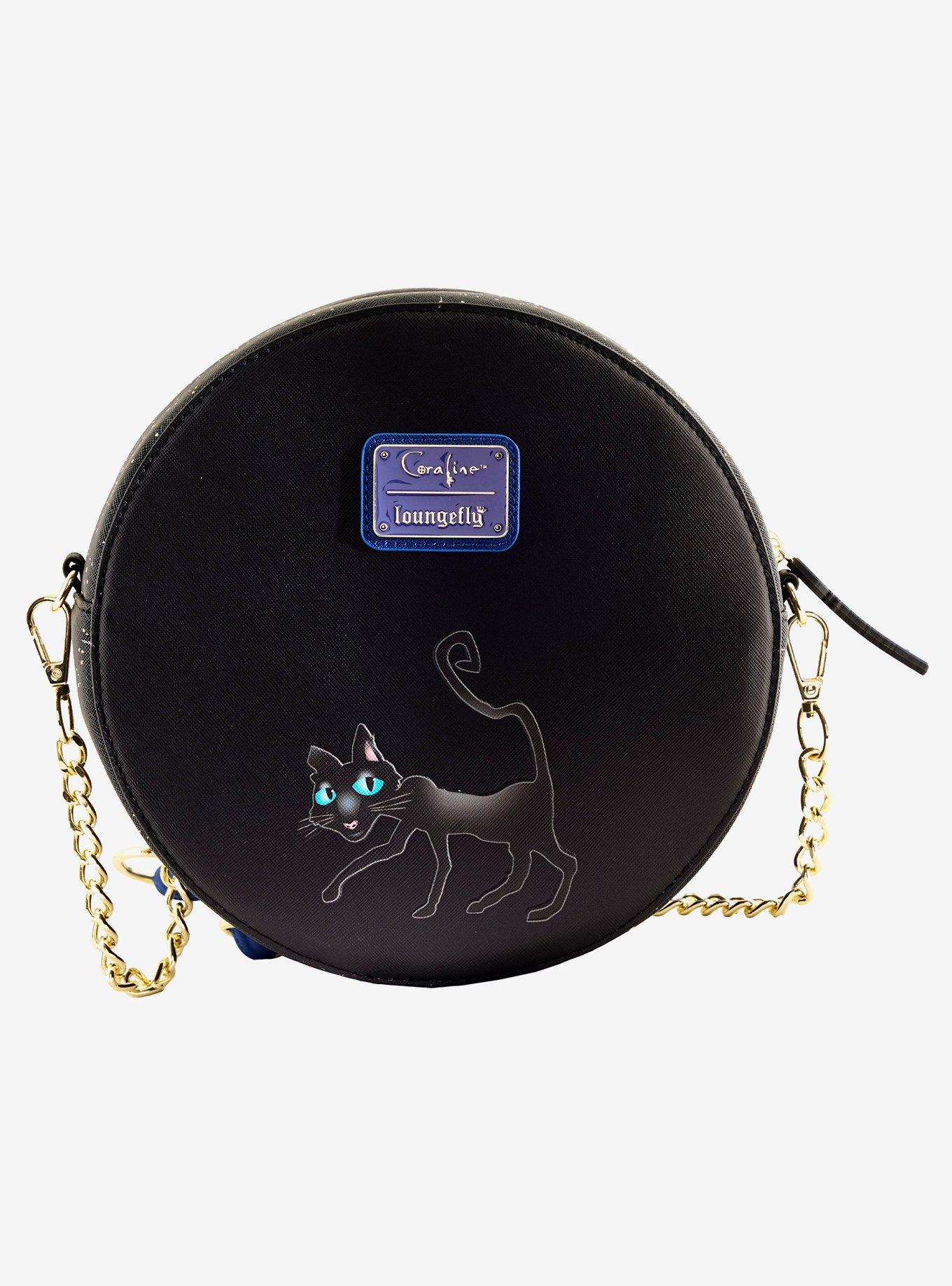 Loungefly Coraline Glow-In-The-Dark Moon Crossbody Bag, , alternate