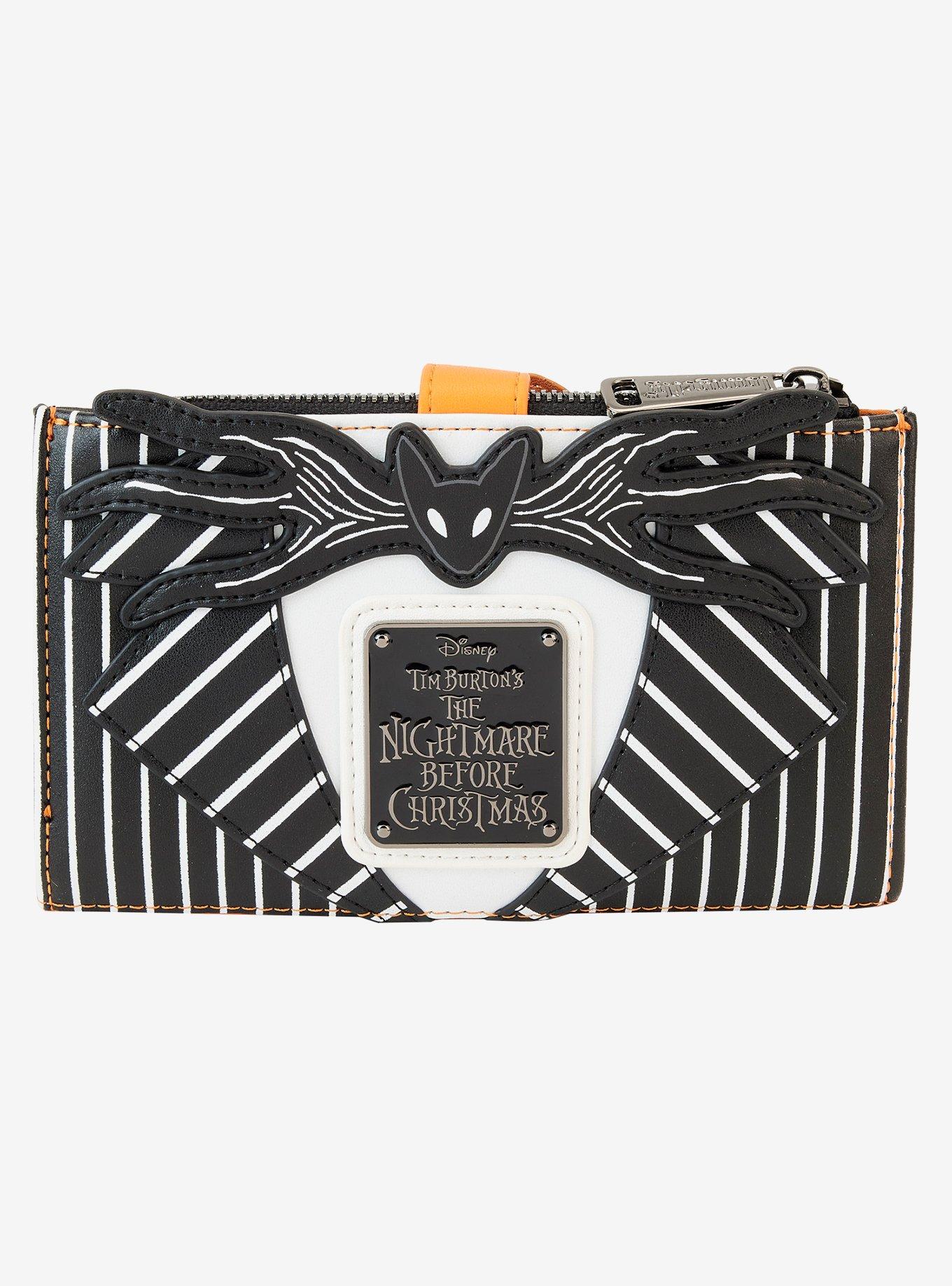 Loungefly The Nightmare Before Christmas Pumpkin Jack Glow-In-The-Dark Zipper Wallet, , alternate