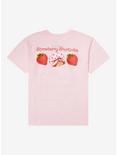 Strawberry Shortcake Double-Sided Boyfriend Fit Girls T-Shirt, MULTI, alternate