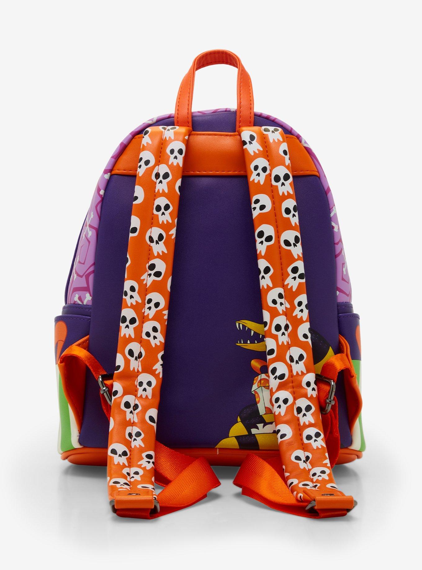 Loungefly The Nightmare Before Christmas 30th Anniversary Scary Teddy Glow-In-The-Dark Mini Backpack, , alternate
