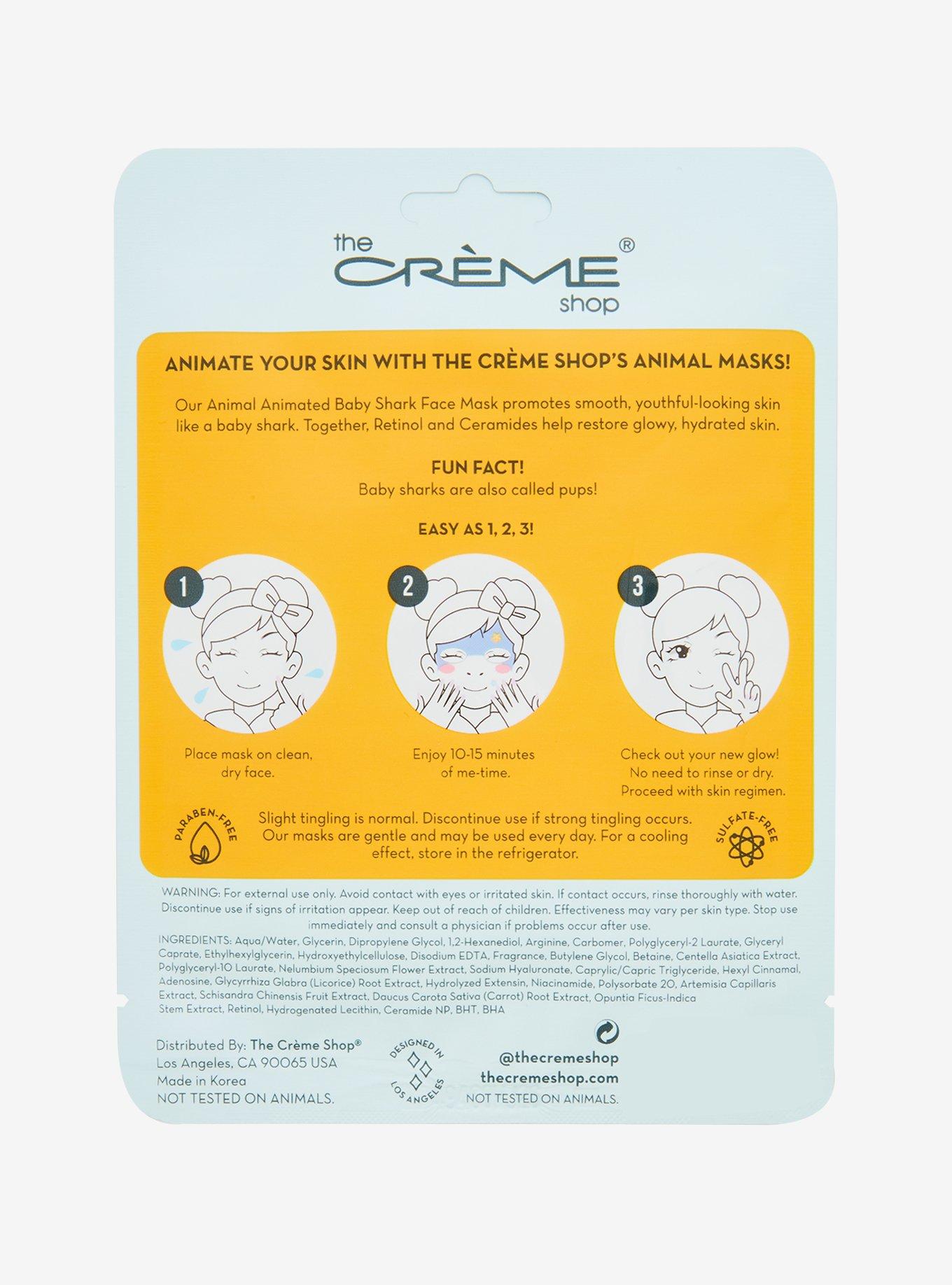 The Creme Shop Shark Facial Sheet Mask, , alternate