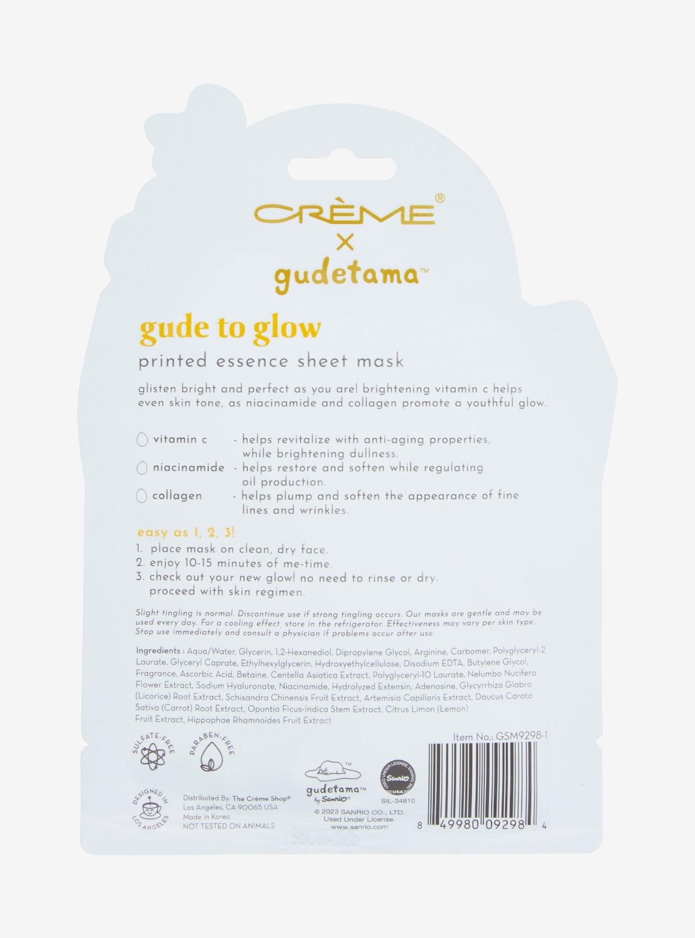 The Creme Shop X Gudetama Gude To Glow Face Mask, , alternate