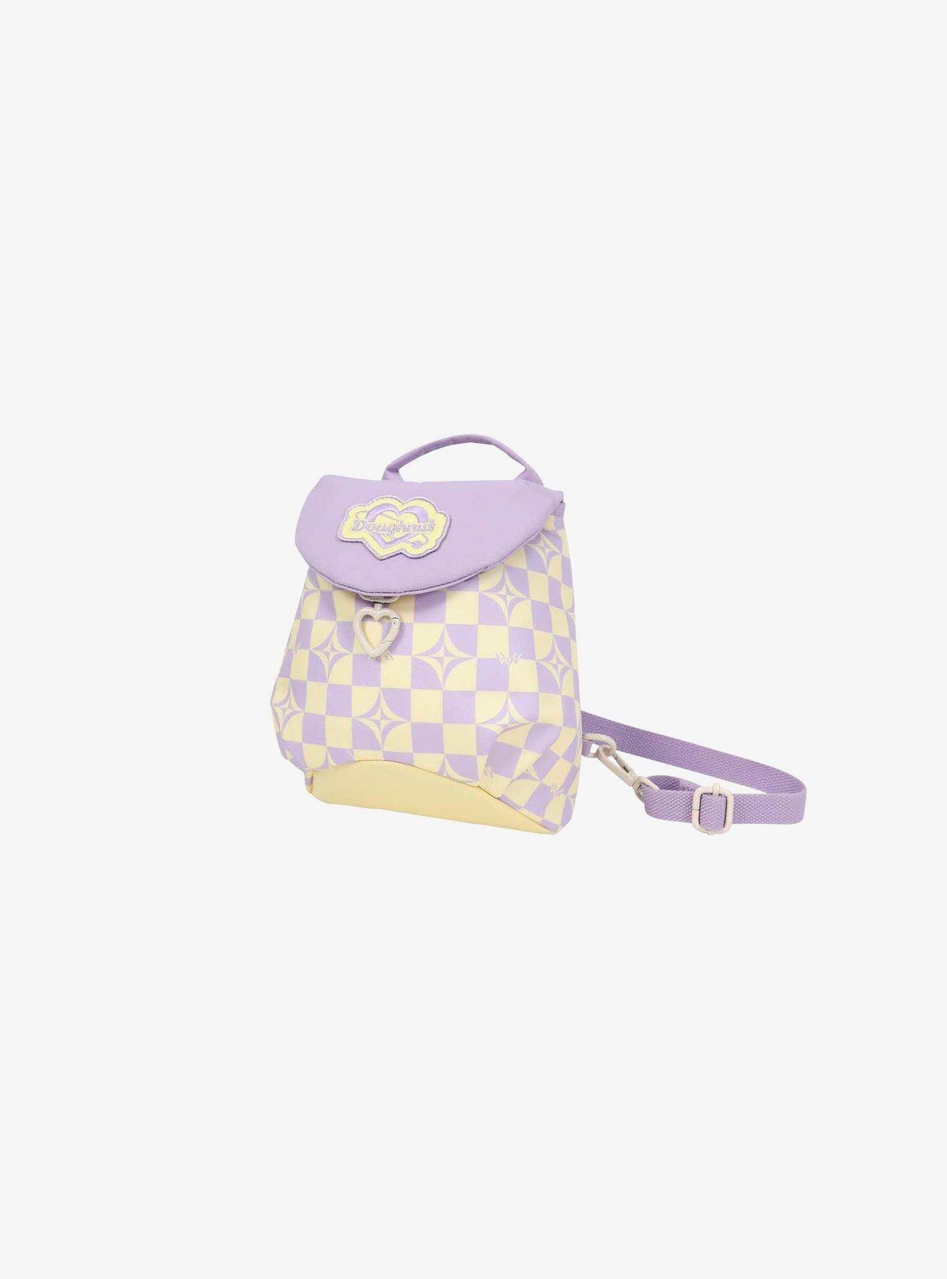 Doughnut Florence Kaleido Buttery Checkered Mini Convertible Bag, , alternate