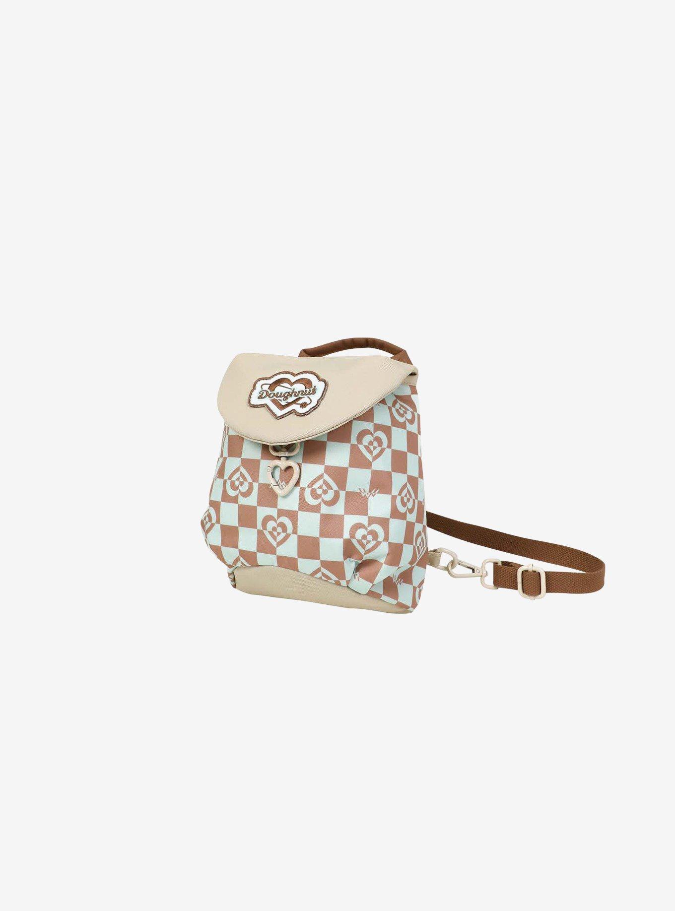 Doughnut Florence Kaleido Mushroom Checkered Mini Convertible Bag, , alternate