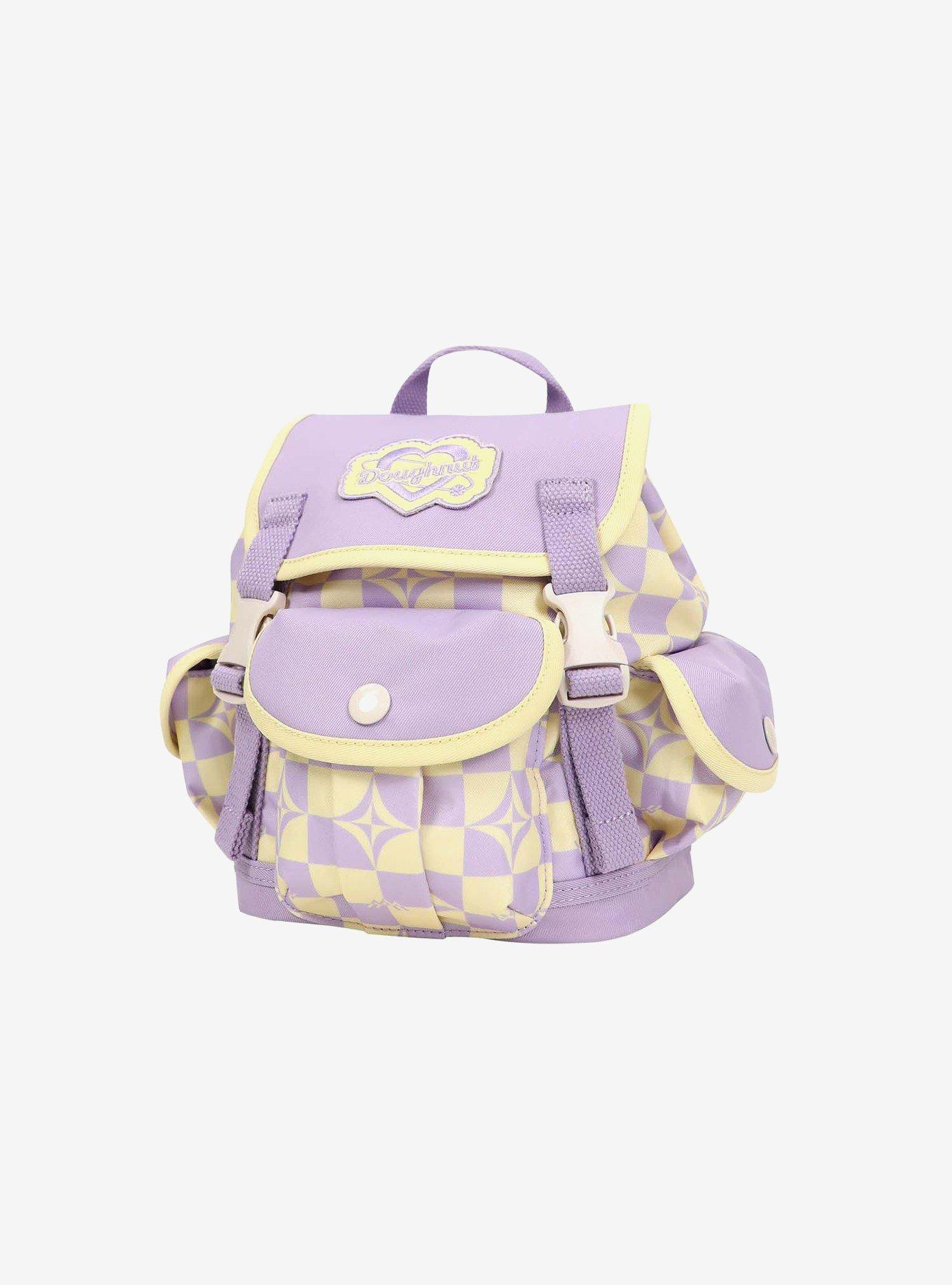 Doughnut Lighthouse Kaleido Buttery Checkered Mini Convertible Bag, , alternate