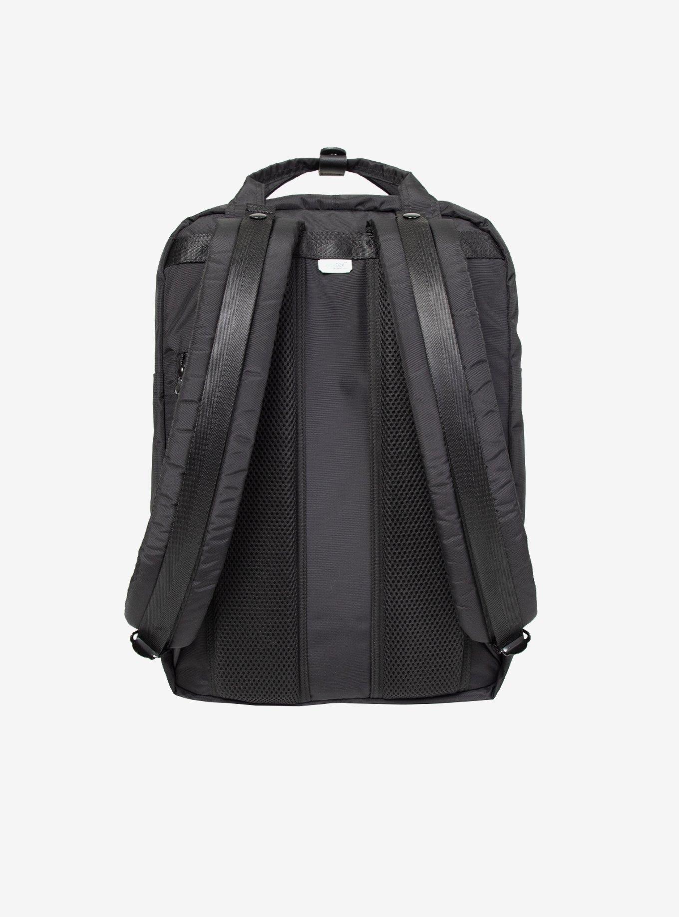 Doughnut Macaroon Large Go Wild Black x Navy Backpack, , hi-res