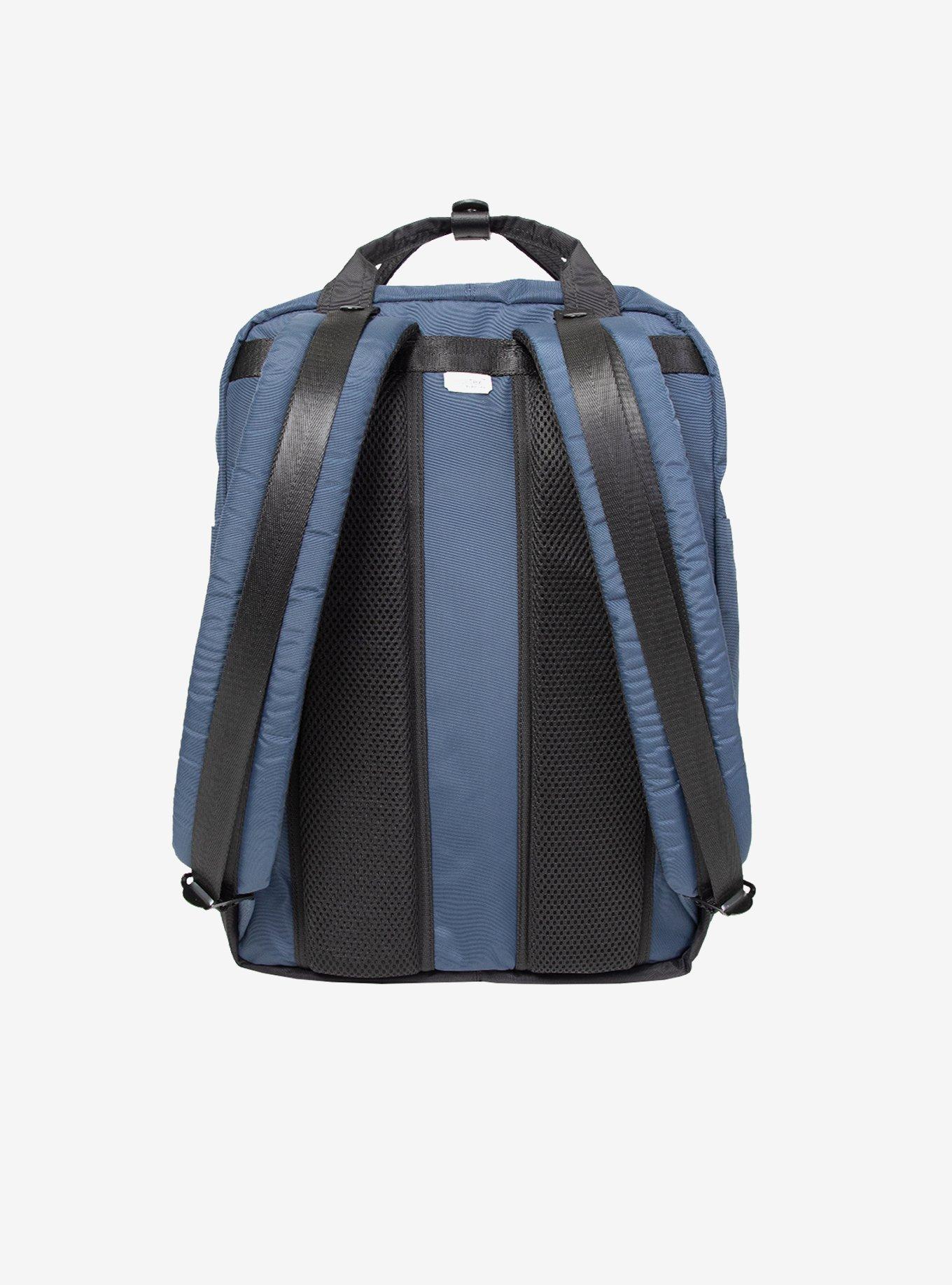 Doughnut Macaroon Large Go Wild Navy x Grey Backpack, , alternate