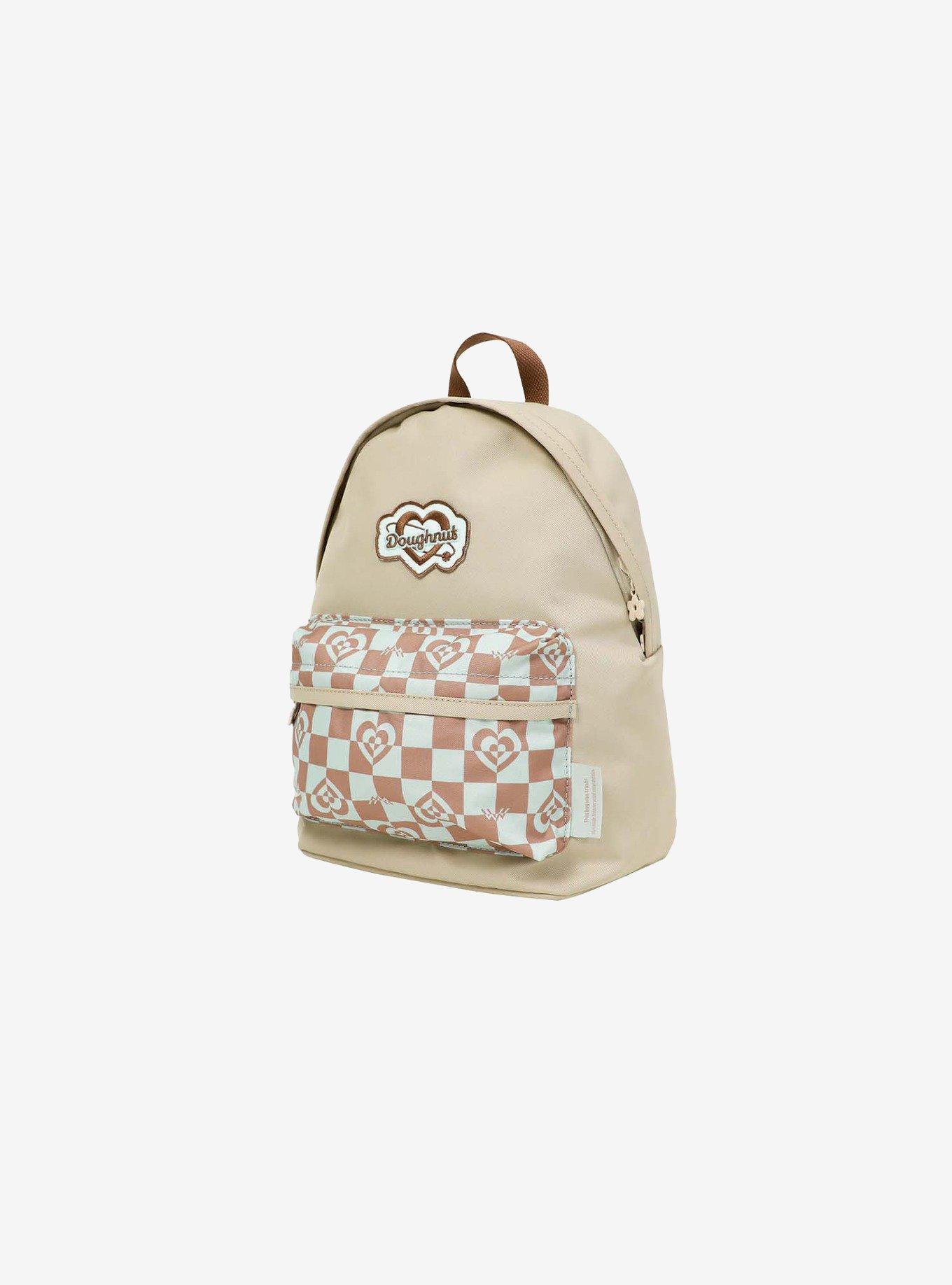 Doughnut Plus One Mini Kaleido Mushroom Checkered Mini Backpack, , alternate