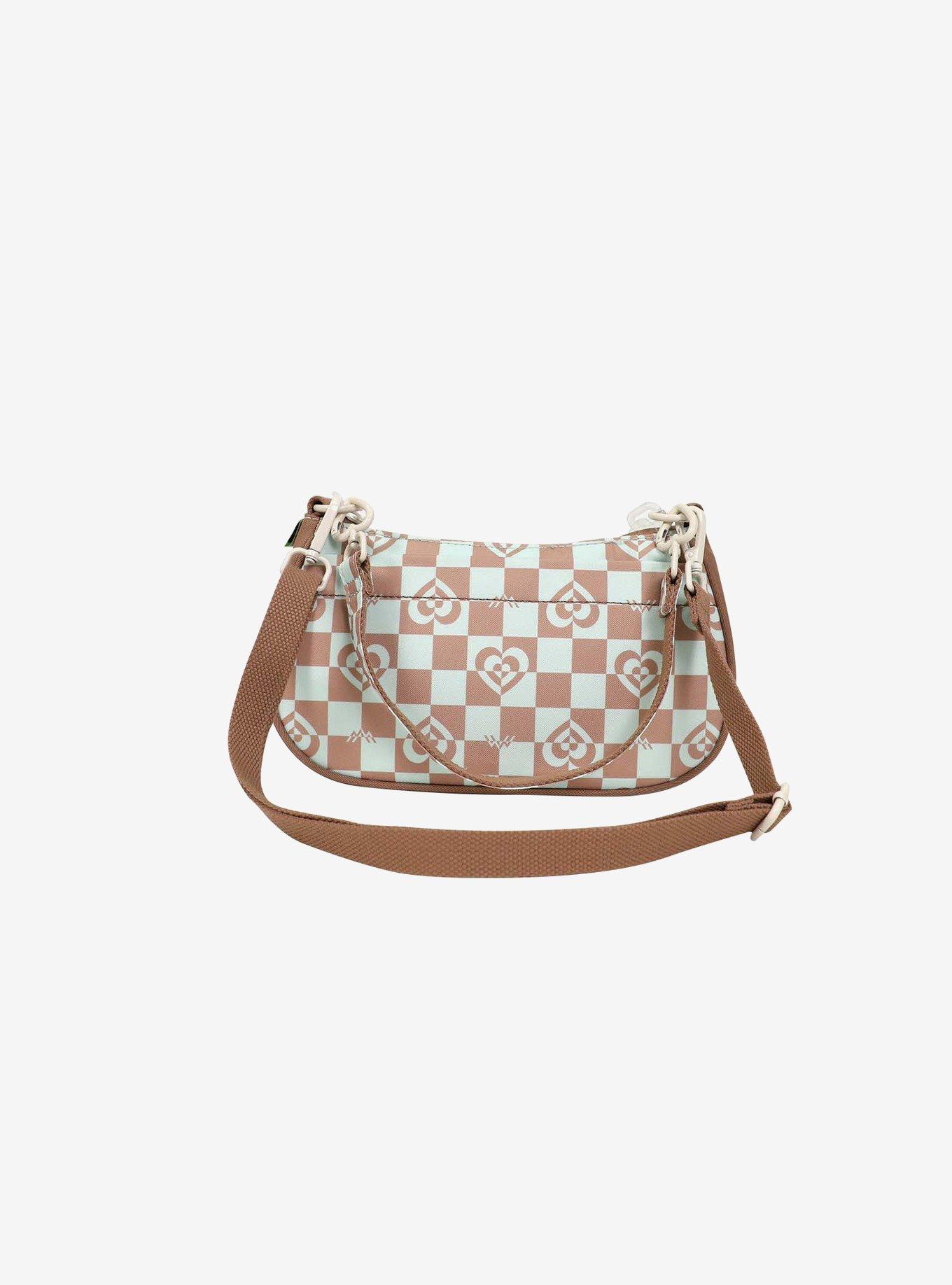 Doughnut Priestess Kaleido Mushroom Checkered Mini Convertible Bag, , alternate