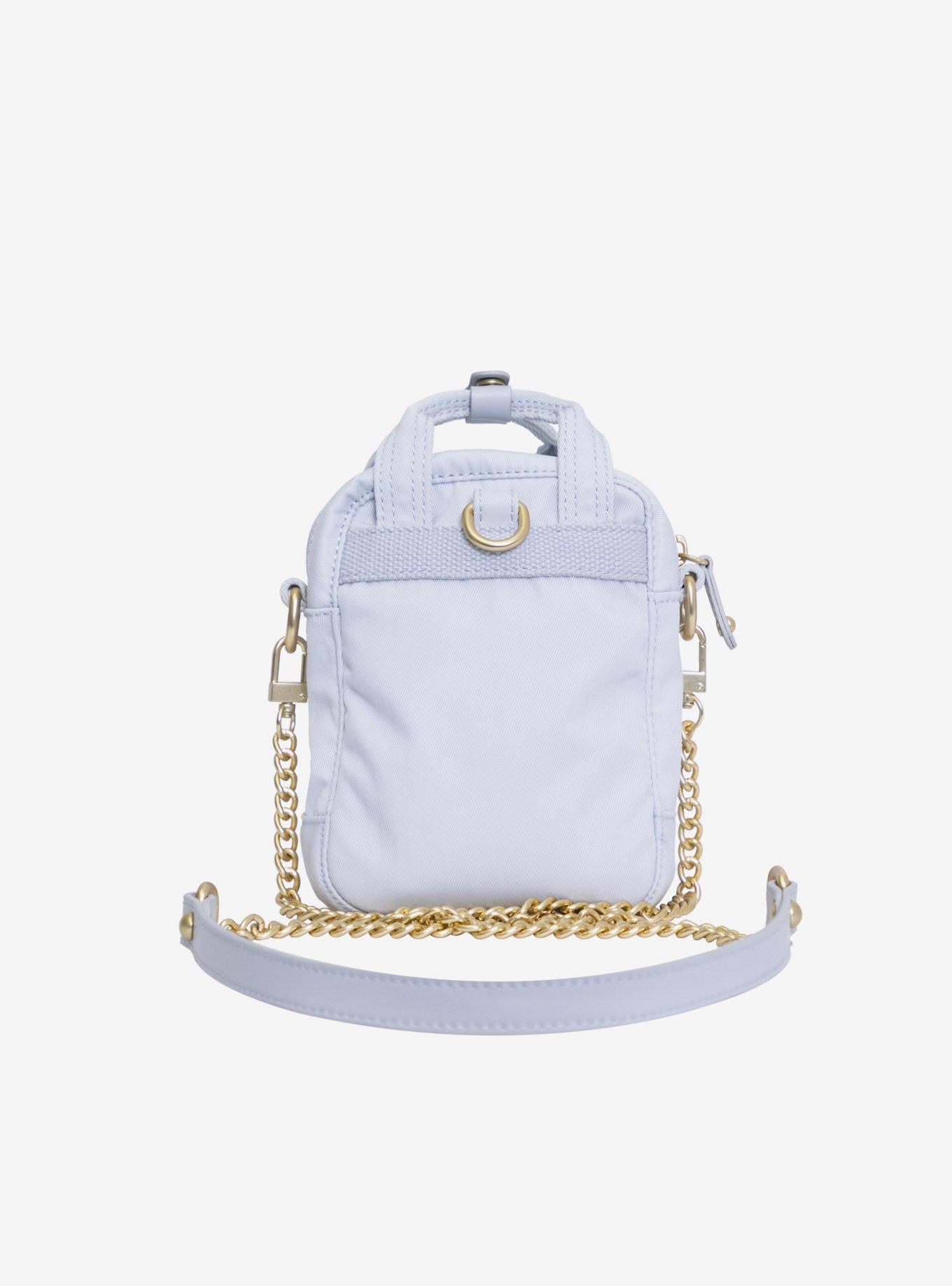 Doughnut Macaroon Tiny Grace Stadium Blue Lotus Mini Crossbody Bag Limited Edition, , alternate