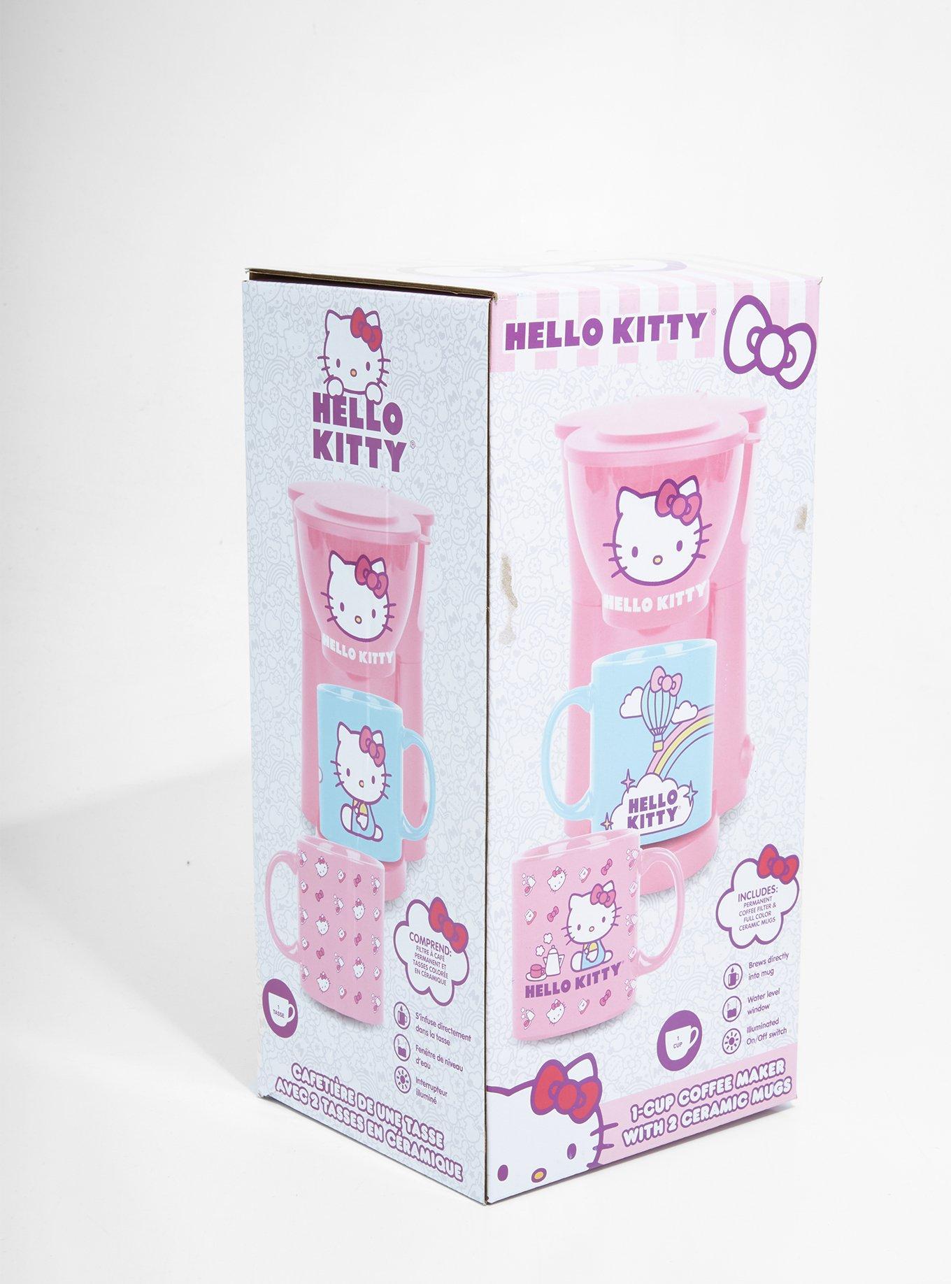Sanrio Hello Kitty Single-Cup Coffee Maker and Mug Set , , alternate