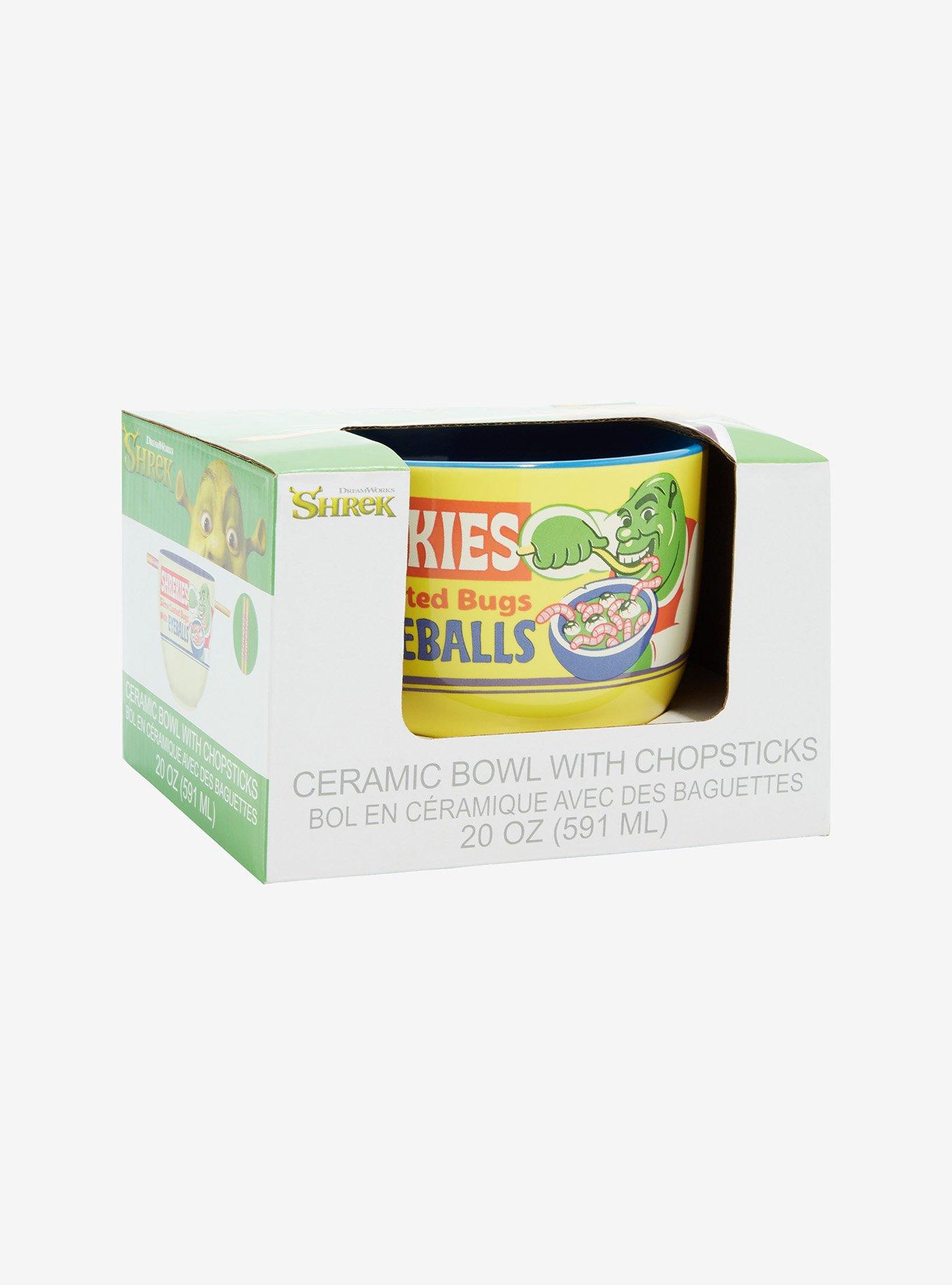Shrek Shrekies Ramen Bowl with Chopsticks - BoxLunch Exclusive, , alternate