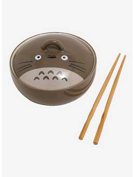 Studio Ghibli My Neighbor Totoro Ramen Bowl with Lid and Chopsticks - BoxLunch Exclusive, , hi-res
