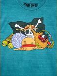 One Piece Straw Hat Crew Icons T-Shirt - BoxLunch Exclusive, TEAL, alternate