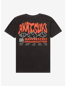 Naruto Shippuden Tonal Akatsuki Group Portrait T-Shirt - BoxLunch Exclusive, , hi-res