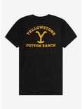 Yellowstone Dutton Ranch Logo T-Shirt - BoxLunch Exclusive, BLACK, alternate