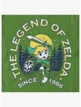 The Legend of Zelda Outdoor Link Crest T-Shirt, KELLY, alternate