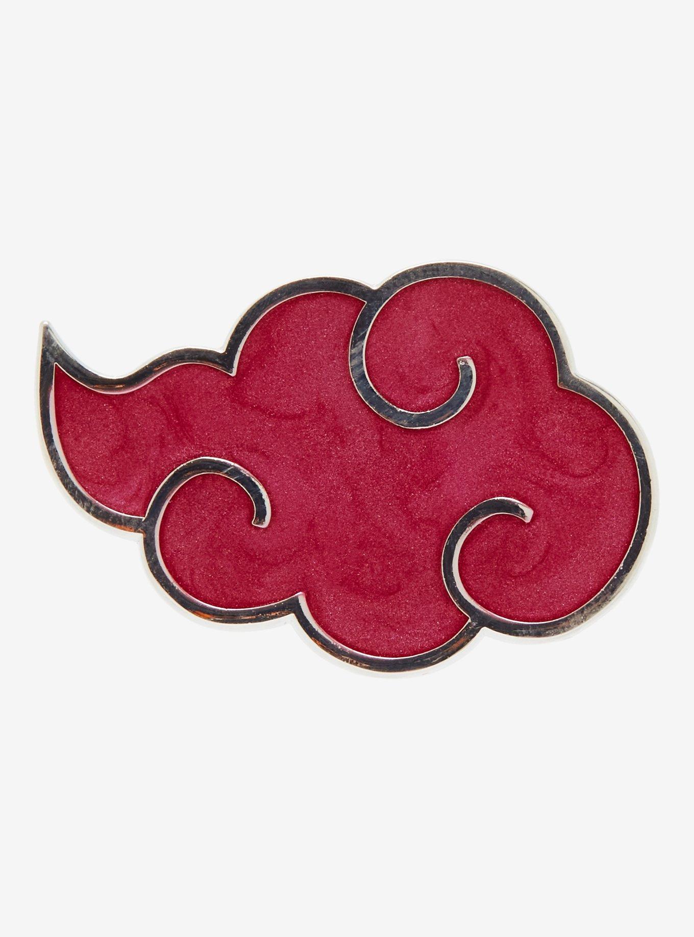 Naruto Shippuden Akatsuki Cloud Pearlized Enamel Pin - BoxLunch Exclusive , , alternate