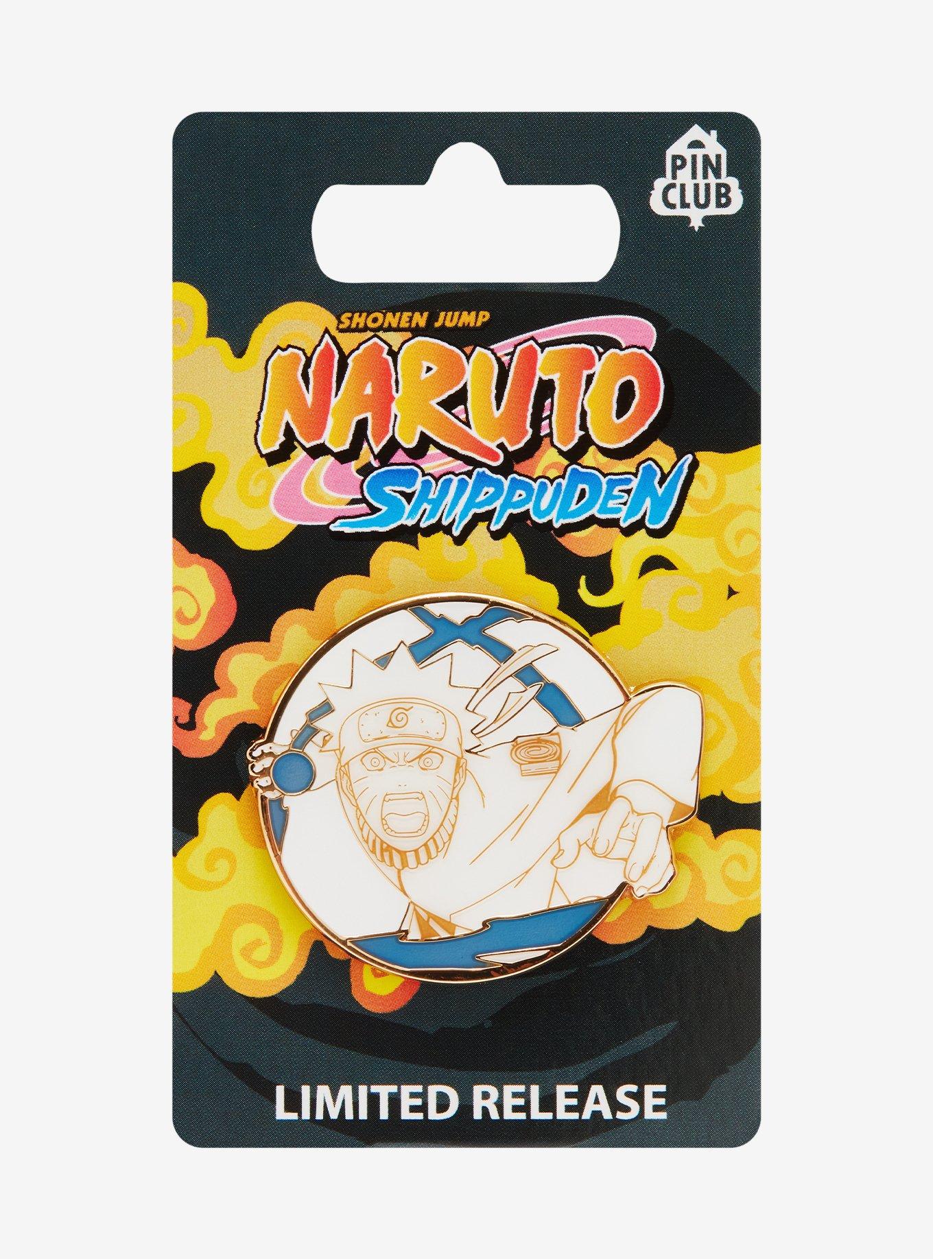 Naruto Shippuden Naruto Circle Frame Enamel Pin - BoxLunch Exclusive , , hi-res
