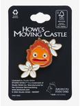 Studio Ghibli Howl's Moving Castle Calcifer Floral Enamel Pin - BoxLunch Exclusive, , alternate
