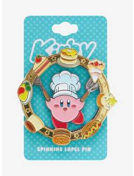 Nintendo Kirby Chef Food Spin Enamel Pin - BoxLunch Exclusive, , hi-res