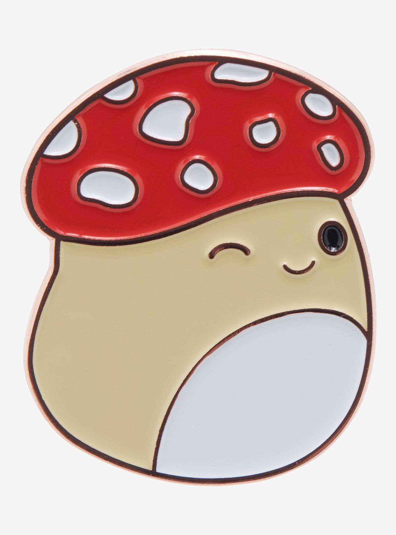 Squishmallows Malcolm the Mushroom Enamel Pin - BoxLunch Exclusive, , alternate