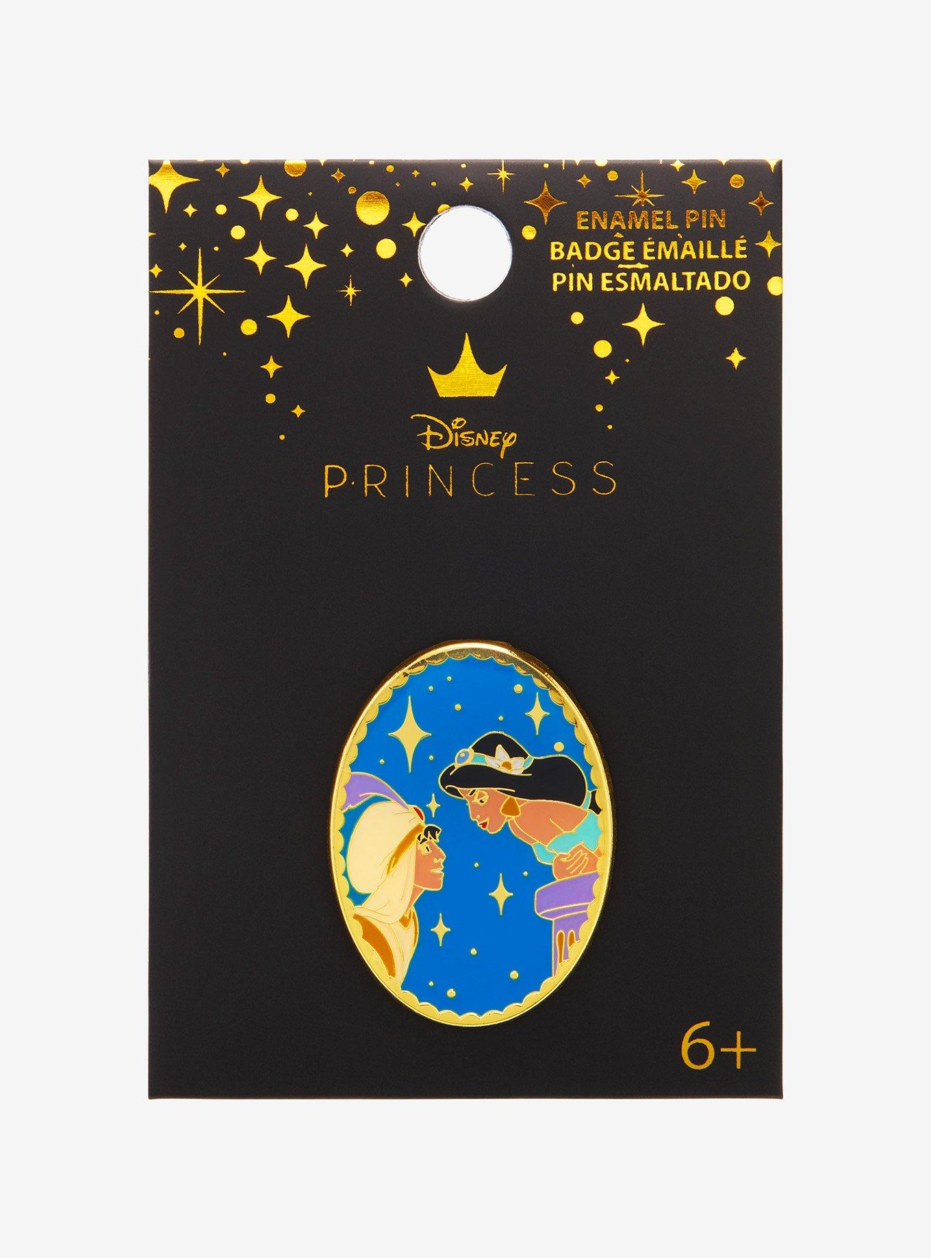 Loungefly Disney Aladdin Balcony Portrait Enamel Pin - BoxLunch Exclusive, , alternate