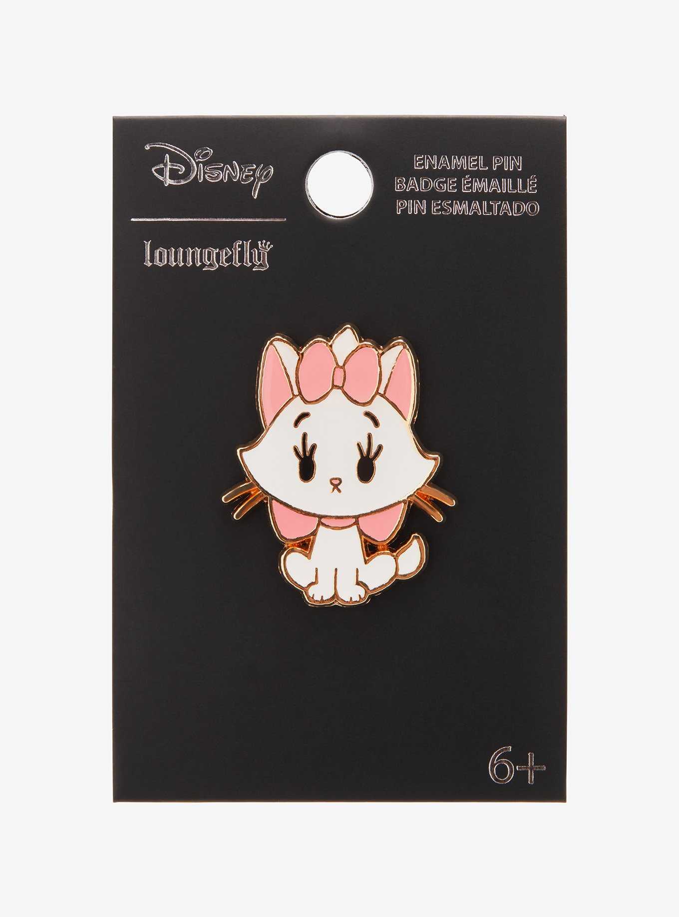 Loungefly Disney The Aristocats Marie Portrait Enamel Pin - BoxLunch Exclusive, , hi-res