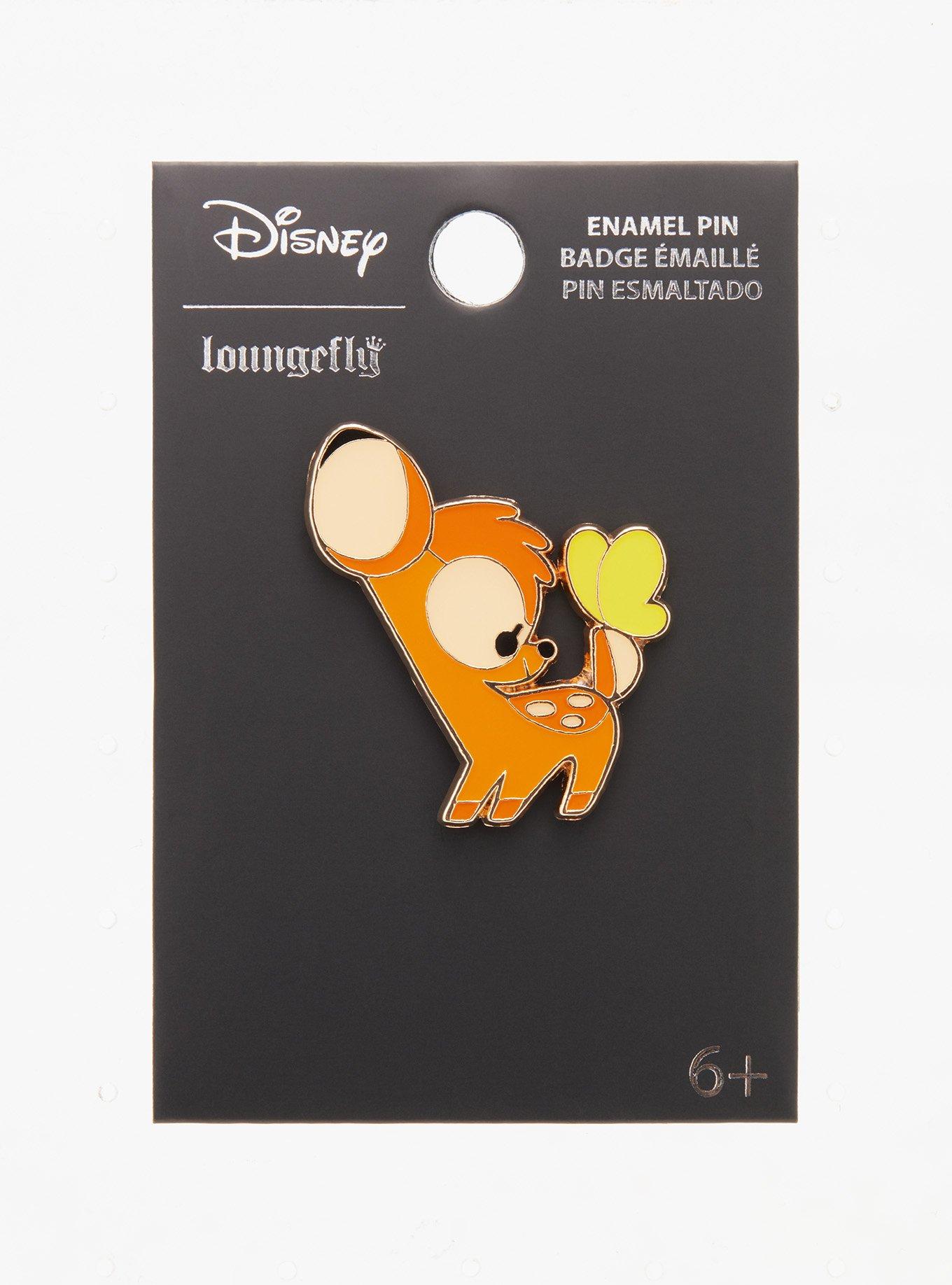 Loungefly Disney Bambi & Butterfly Enamel Pin - BoxLunch Exclusive ...