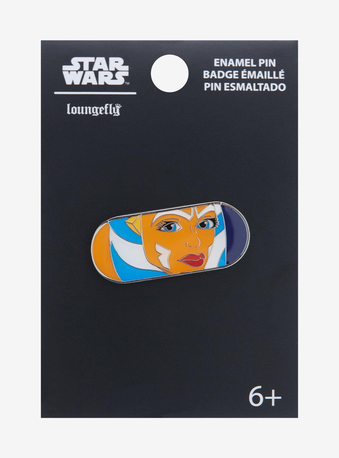 Loungefly Star Wars Ahsoka Oval Enamel Pin - BoxLunch Exclusive, , hi-res