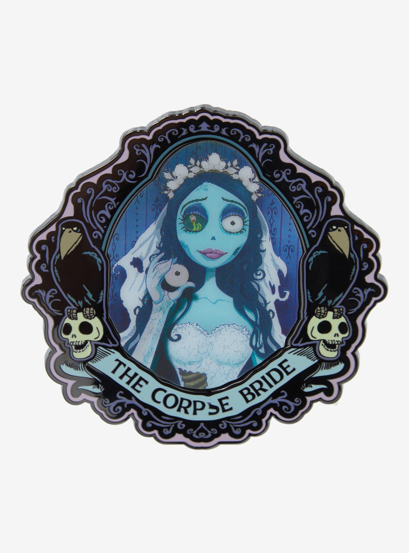 Loungefly The Corpse Bride Emily Lenticular Portrait Limited Edition Enamel Pin, , alternate
