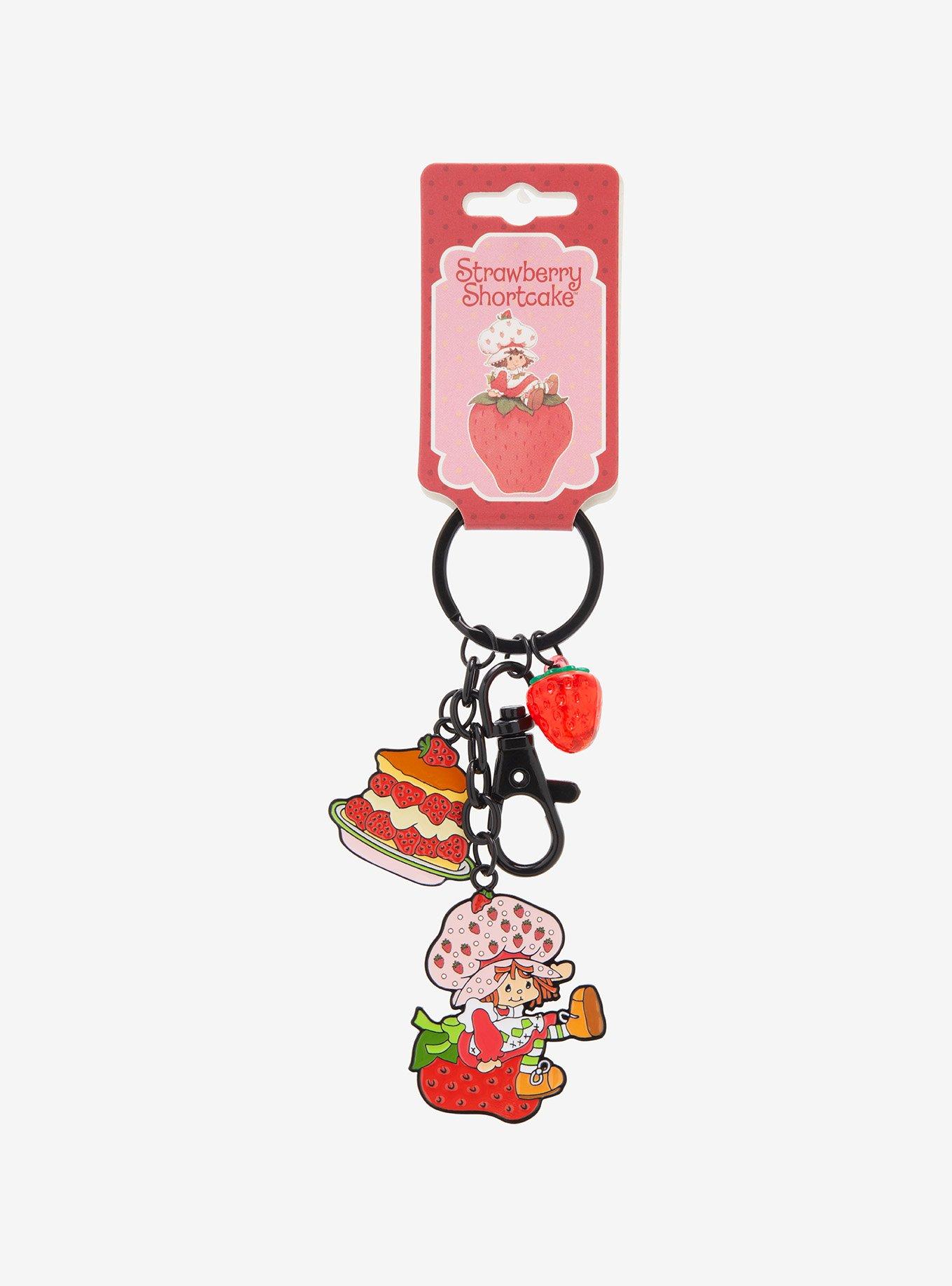 Strawberry Shortcake Portrait Multi-Charm Keychain - BoxLunch Exclusive, , alternate