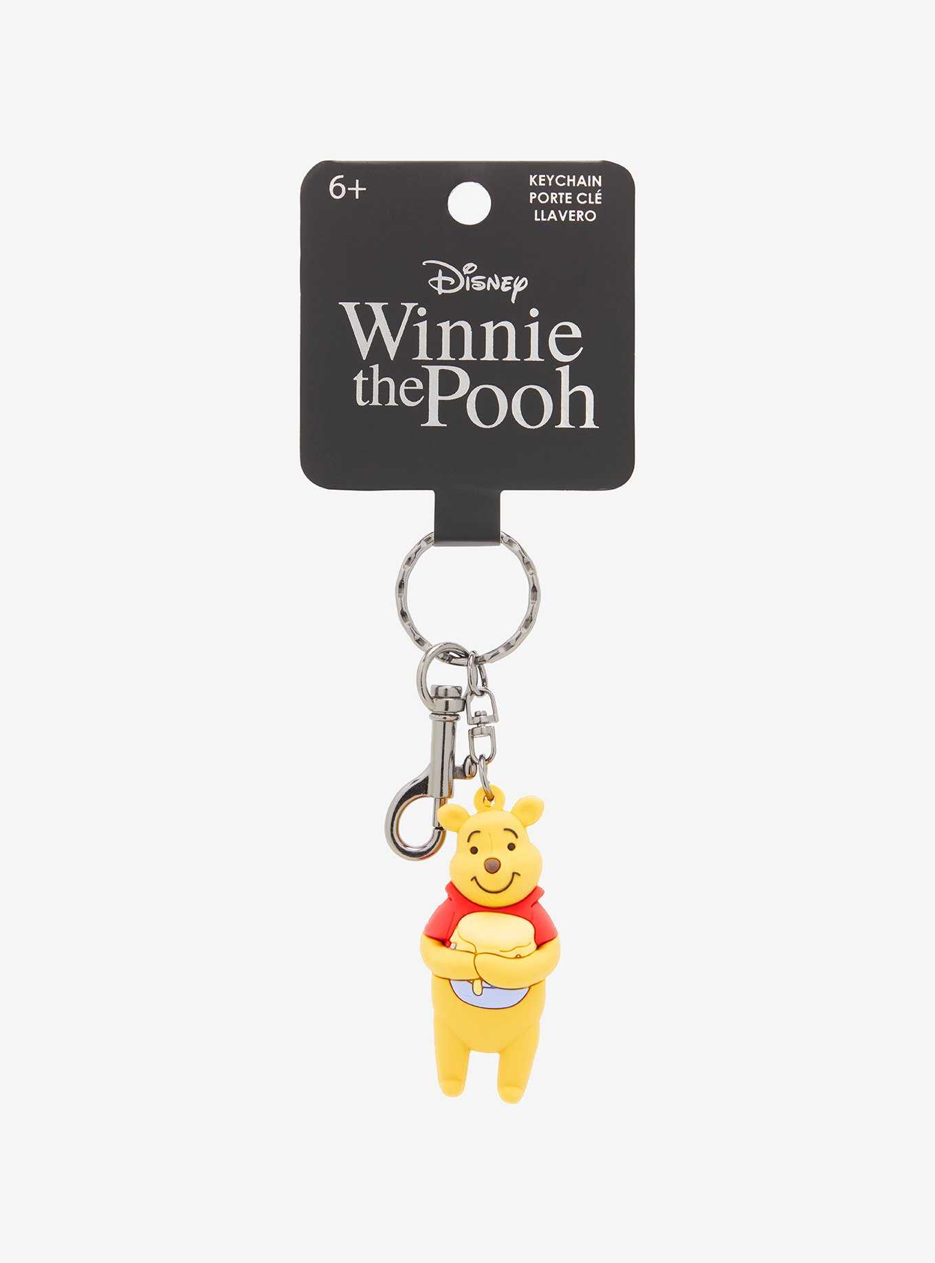 Loungefly Disney Winnie the Pooh Hunny Pot Pooh Bear Keychain - BoxLunch Exclusive , , hi-res